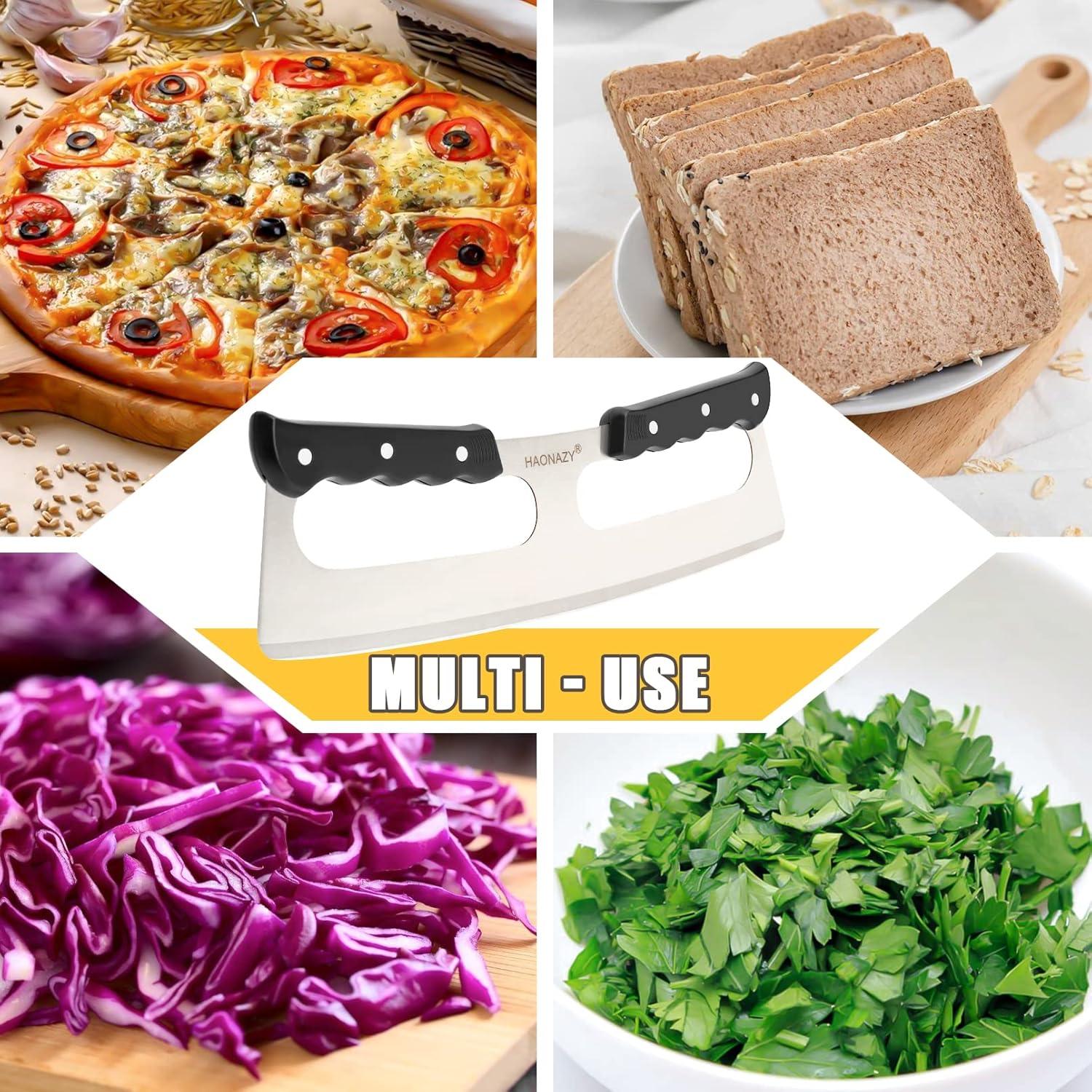 Cortador de Pizza Rocker Haonazy 35.6 cm Acero Inoxidable