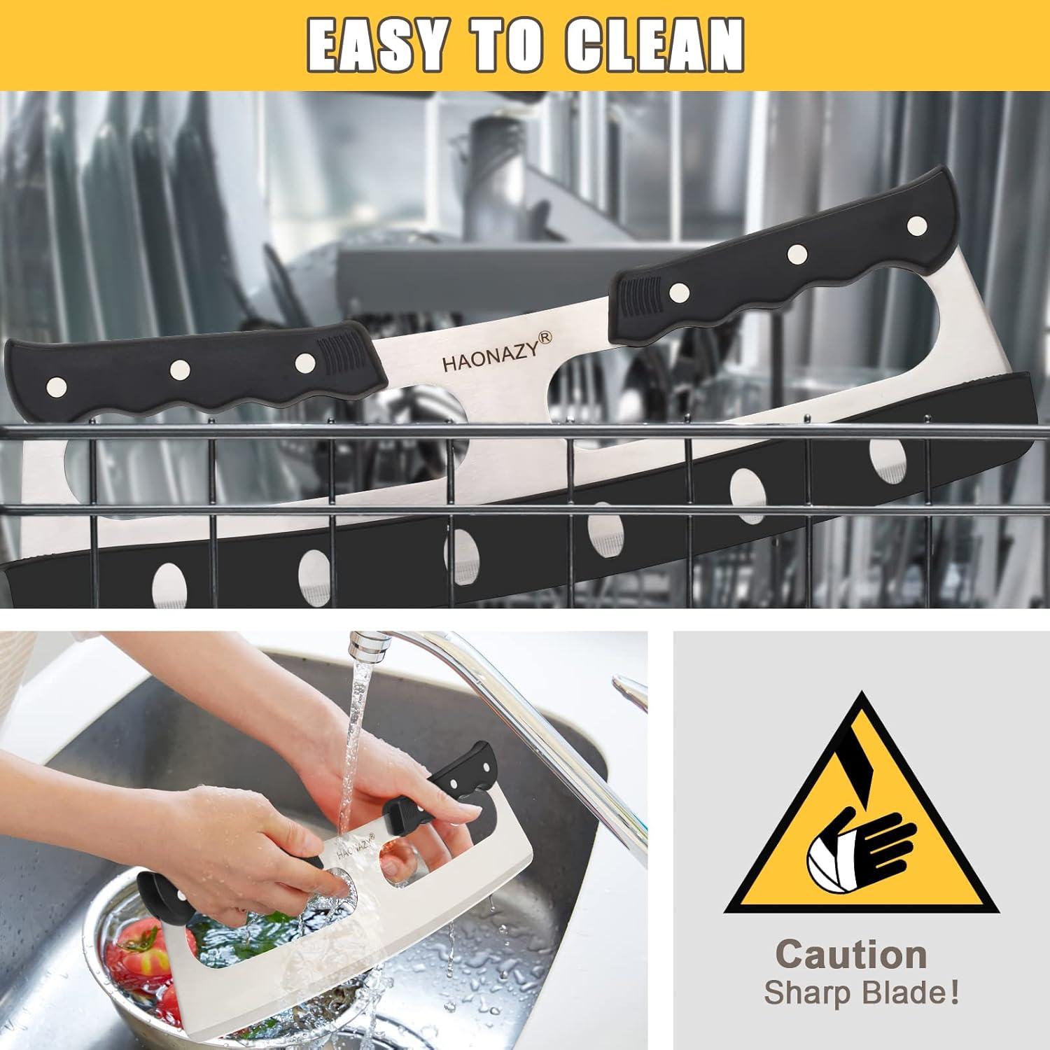 Cortador de Pizza Rocker Haonazy 35.6 cm Acero Inoxidable