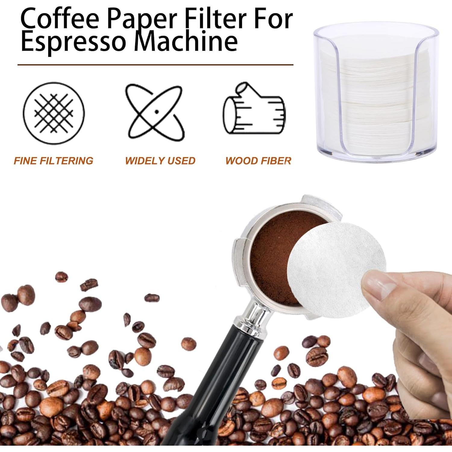 Filtros de Papel para Espresso 51mm ELESTAB - 300 Piezas