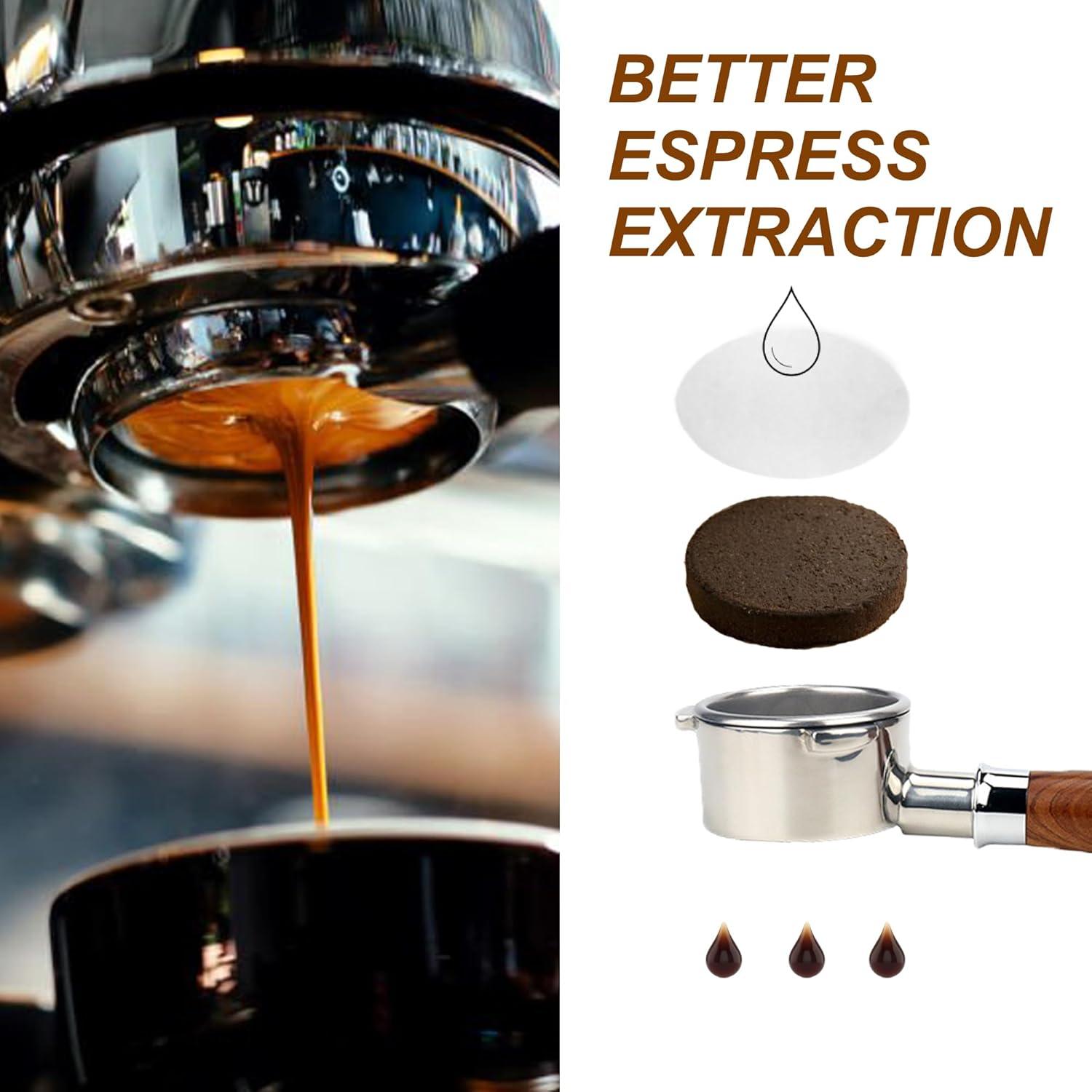 Filtros de Papel para Espresso 51mm ELESTAB - 300 Piezas