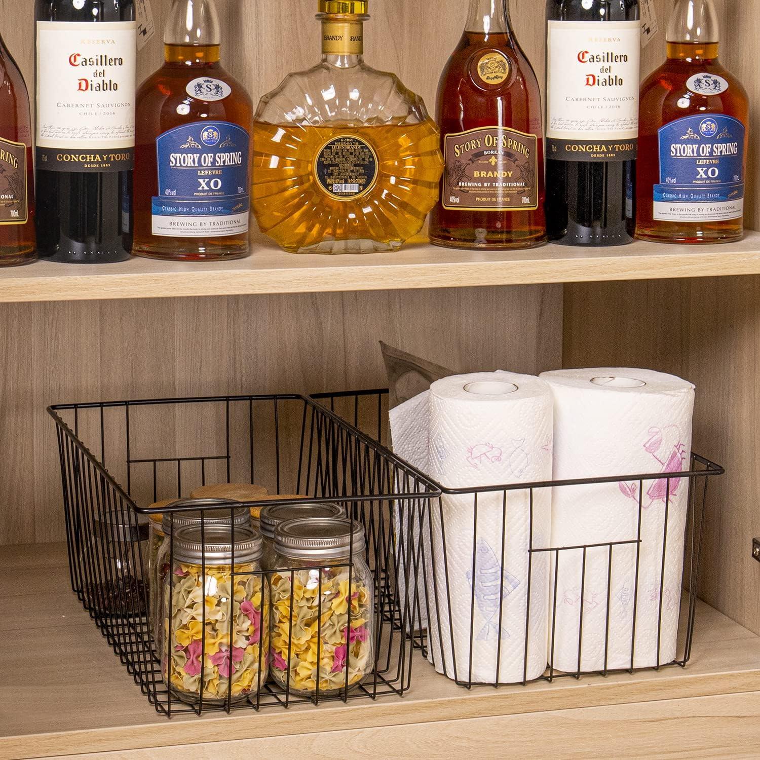 Organizadores de Alambre para Congelador Y.Z.Bros - Negro, Juego de 2