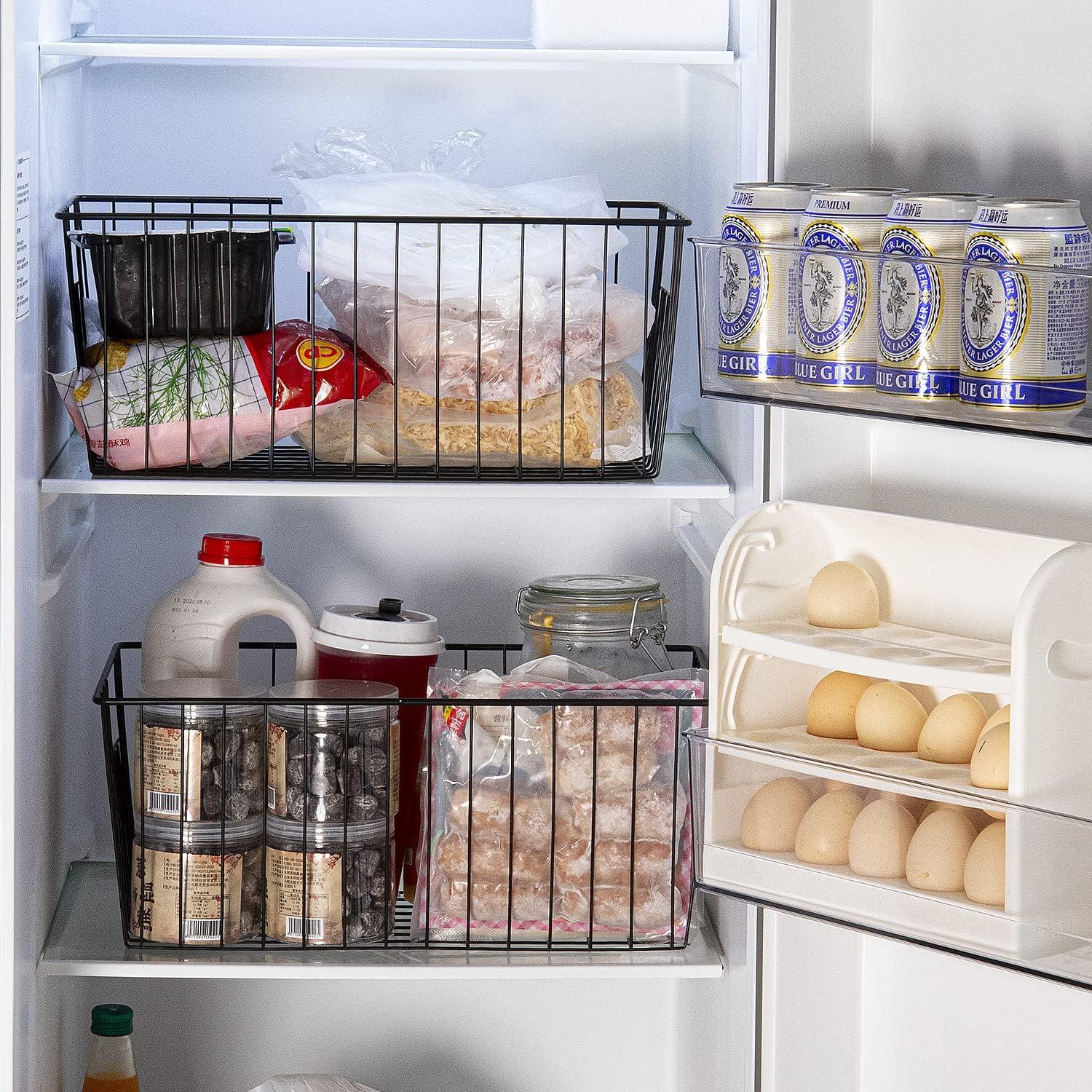 Organizadores de Alambre para Congelador Y.Z.Bros - Negro, Juego de 2