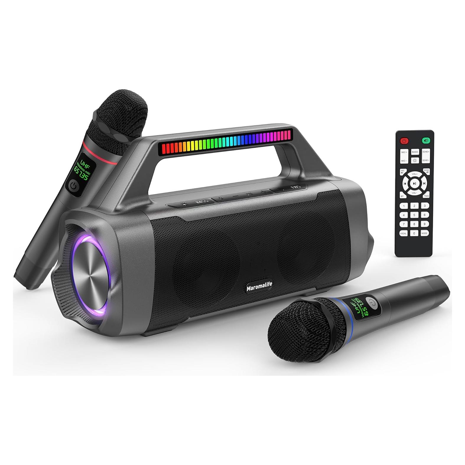 Máquina de Karaoke Maromalife PARTYTIME-01 100W Bluetooth