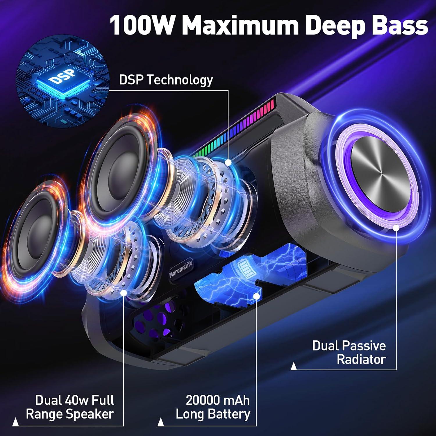 Máquina de Karaoke Maromalife PARTYTIME-01 100W Bluetooth