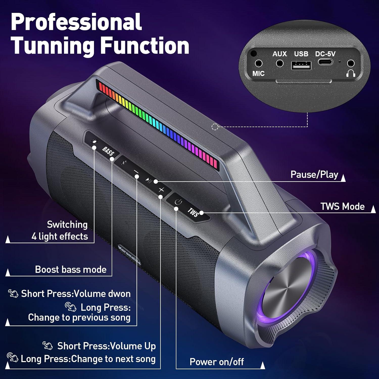 Máquina de Karaoke Maromalife PARTYTIME-01 100W Bluetooth