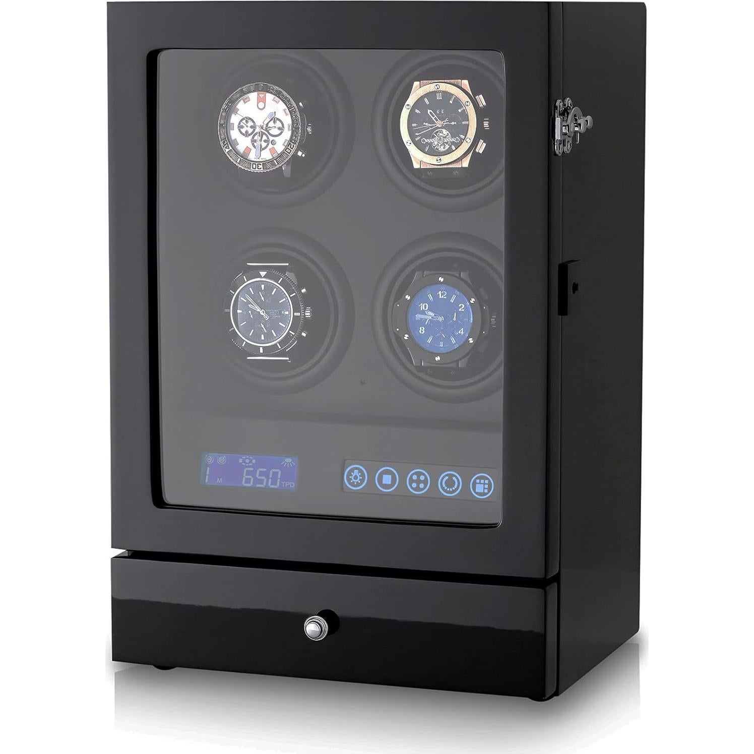 Enrollador de Reloj Automático Leader S204 con Luz LED y Control Táctil