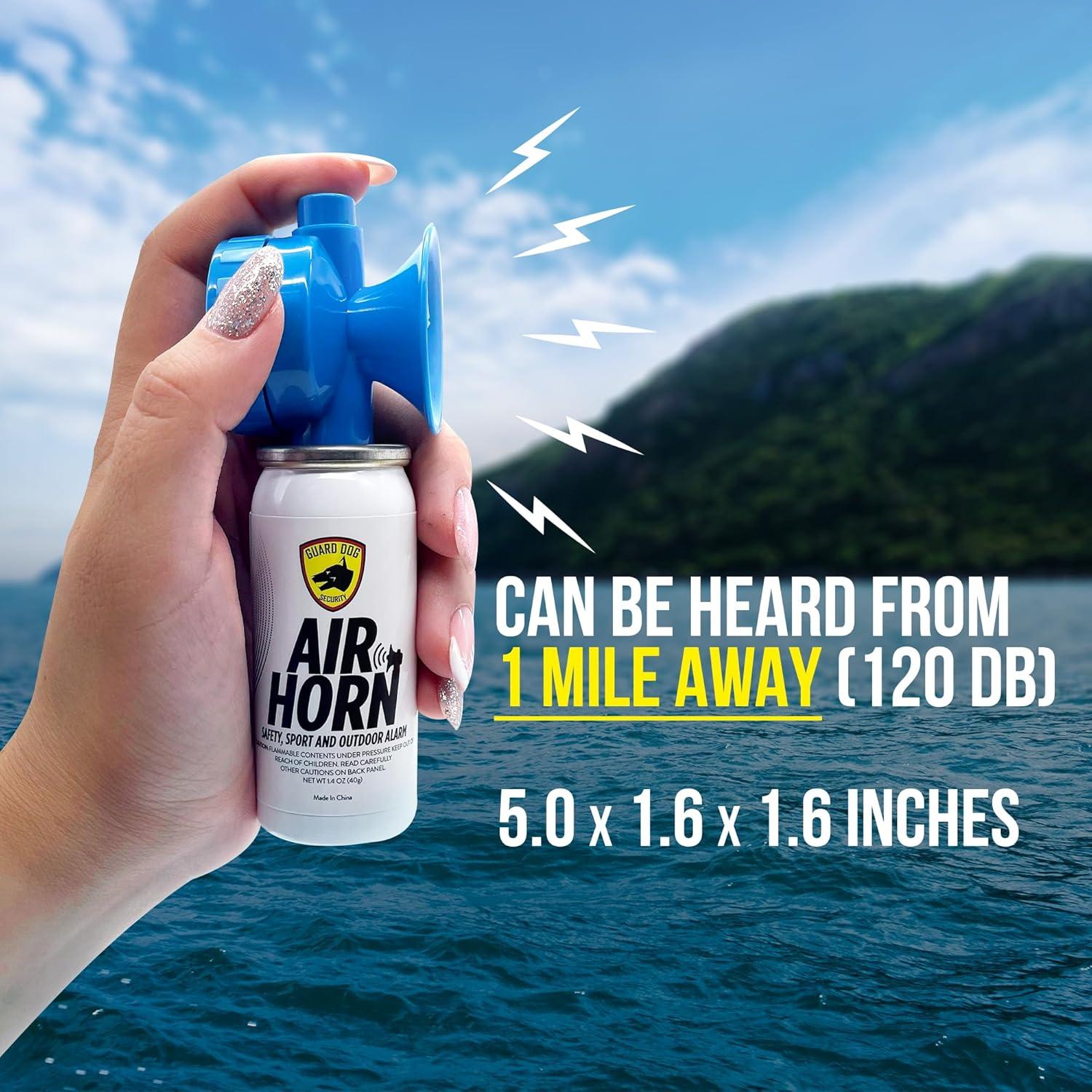 Bocina de Aire Guard Dog Seguridad 120 dB Mini Portátil