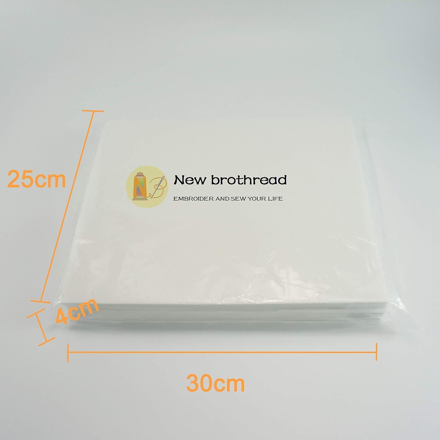 Estabilizador de Bordado Cortar New Brothread 8x8" - 100 Hojas