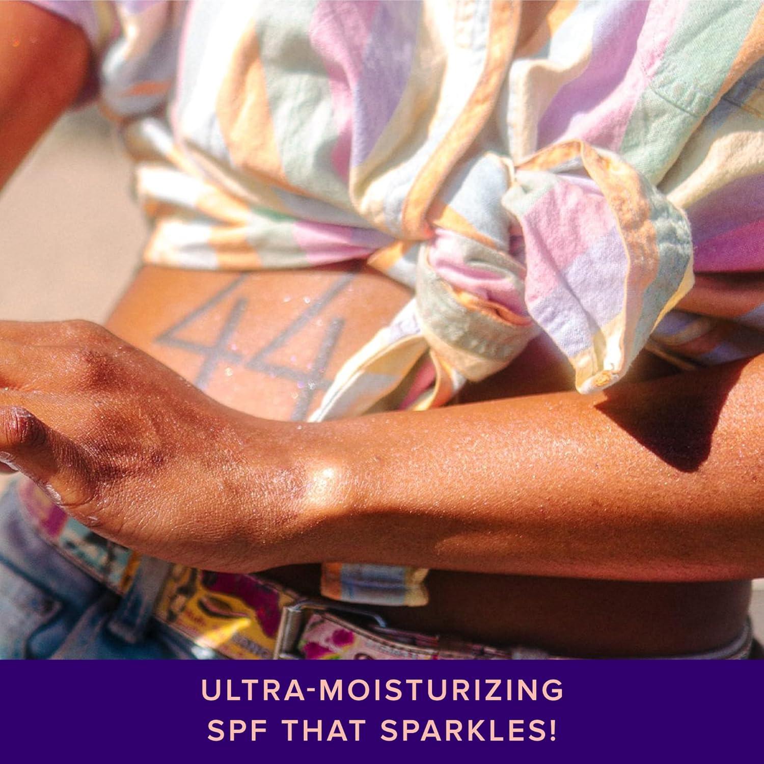 Loción Bronceadora Unicorn Snot SPF 30 Brillo Rosa Dorado