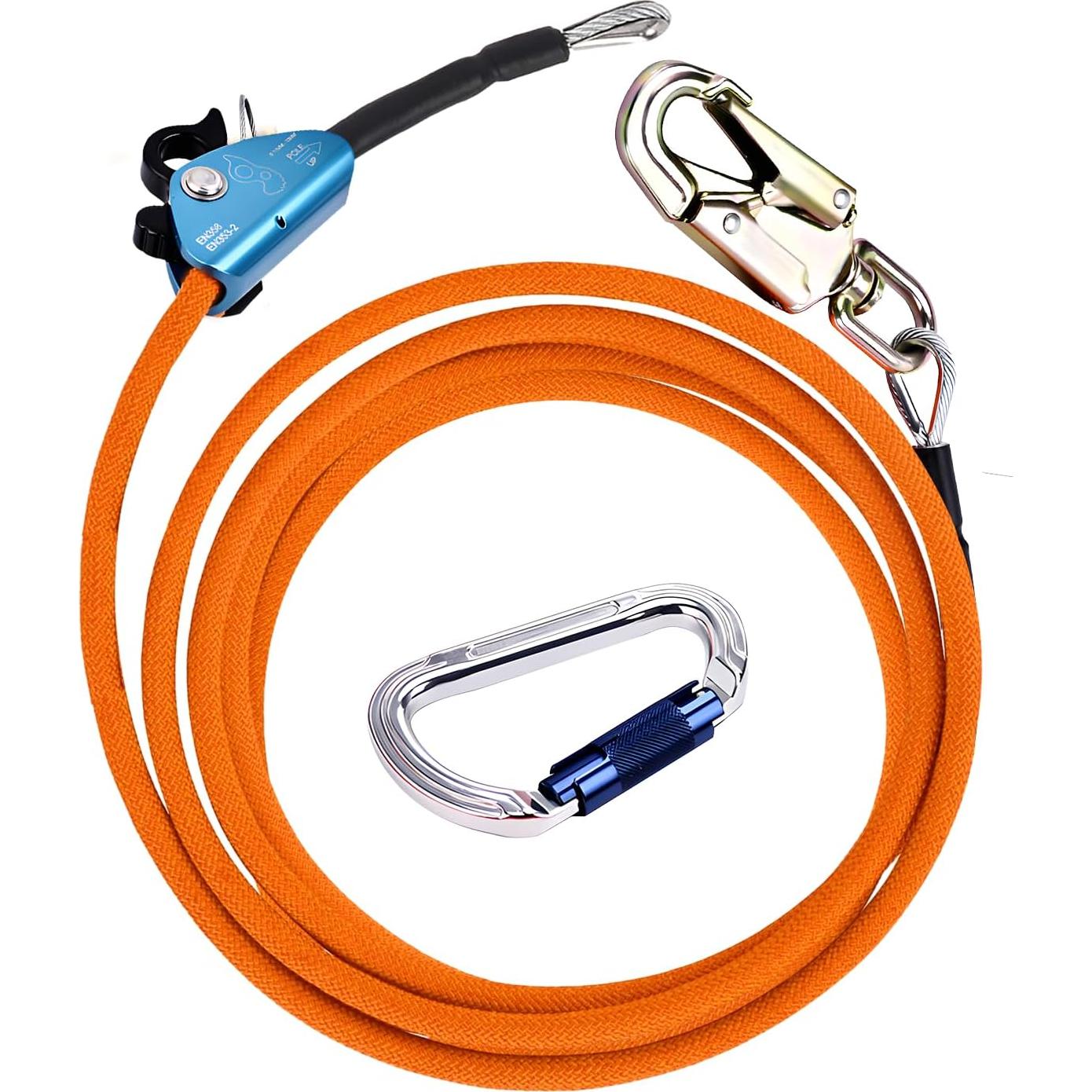 Lanyard de Escalada de Árbol NantFun 1.27 cm x 2.44 m Resistente