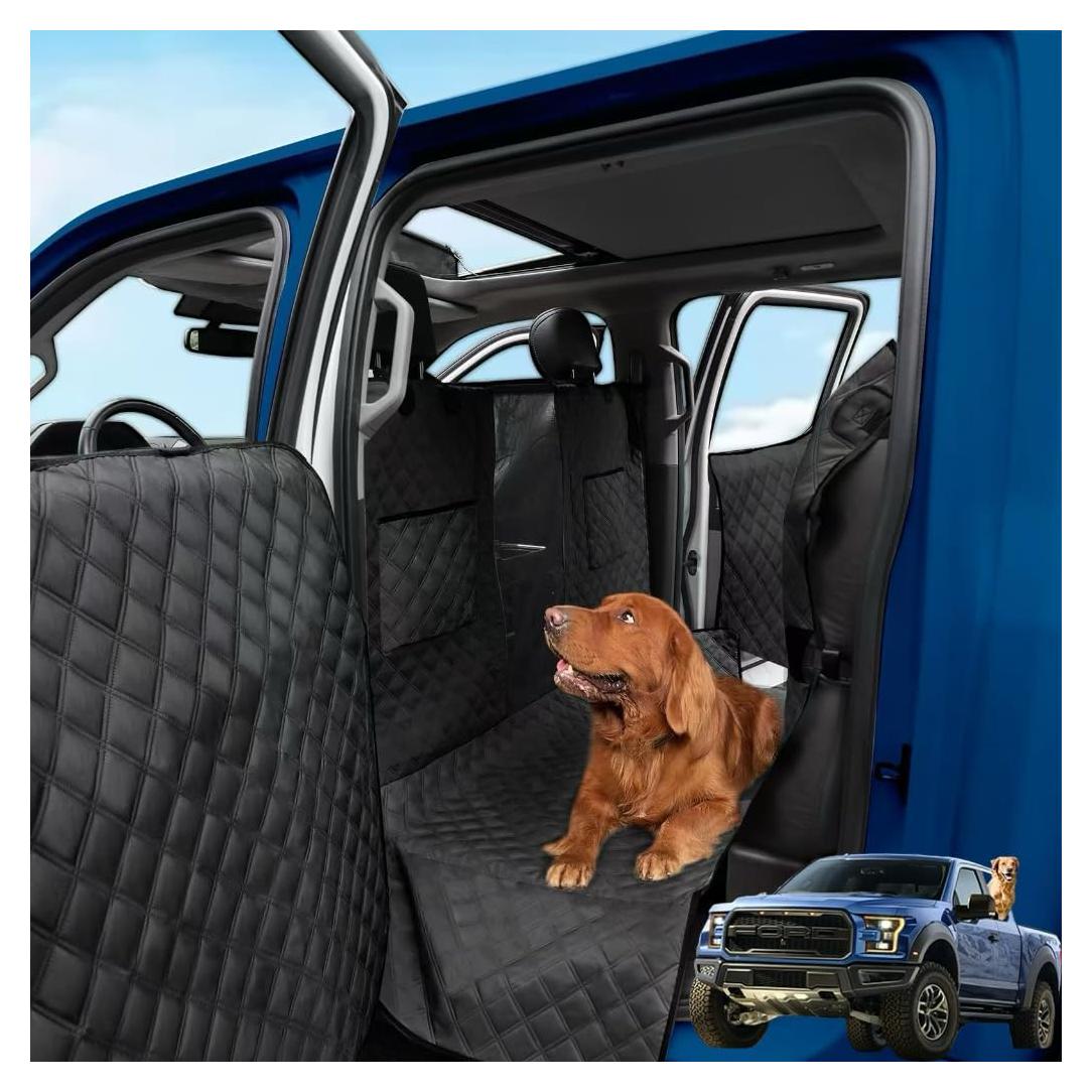 Cubierta de Asiento para Perros XL Sanqitara TF150 Negra