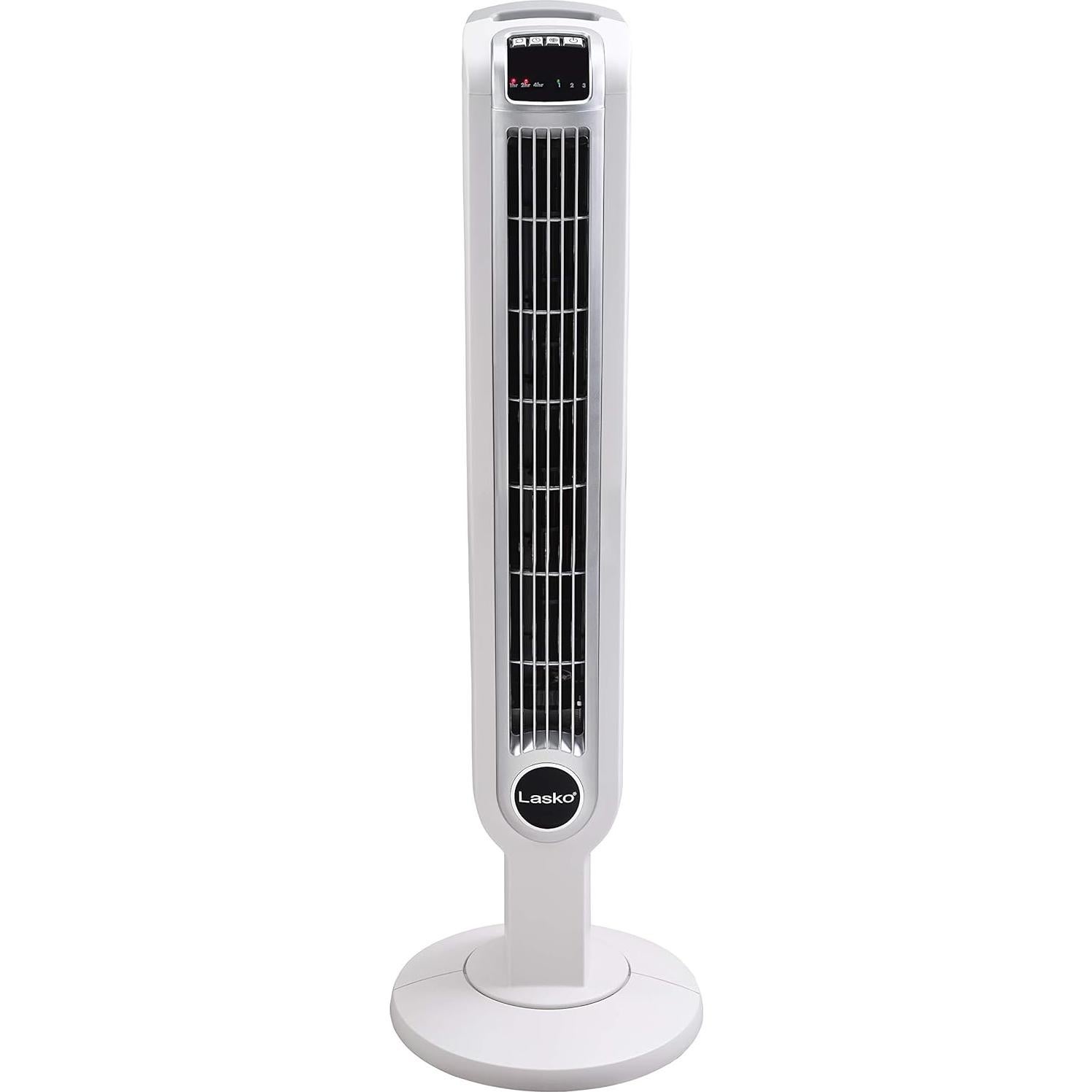 Ventilador de Torre Lasko 2510 91 cm Control Remoto Blanco
