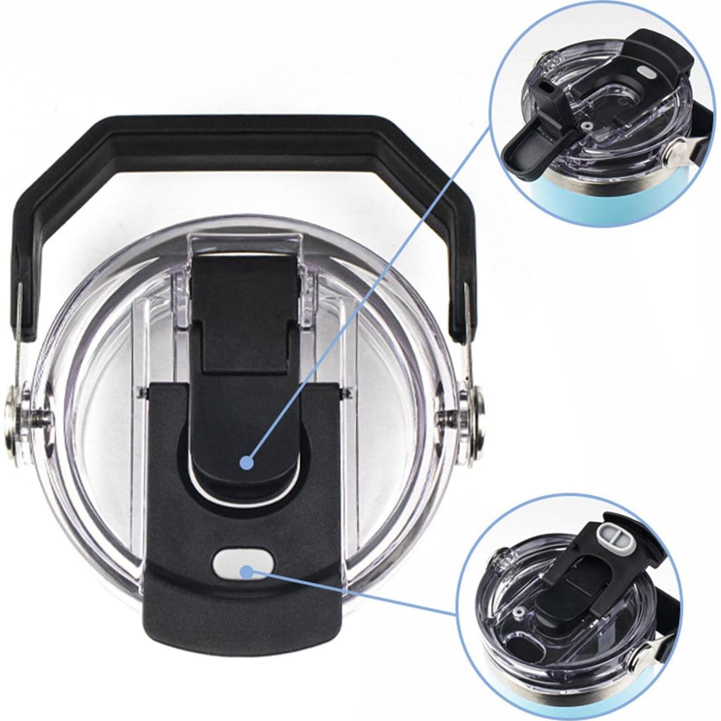 Tapa de Reemplazo Stanley IceFlow 30oz y 20oz 2 PCS Negra