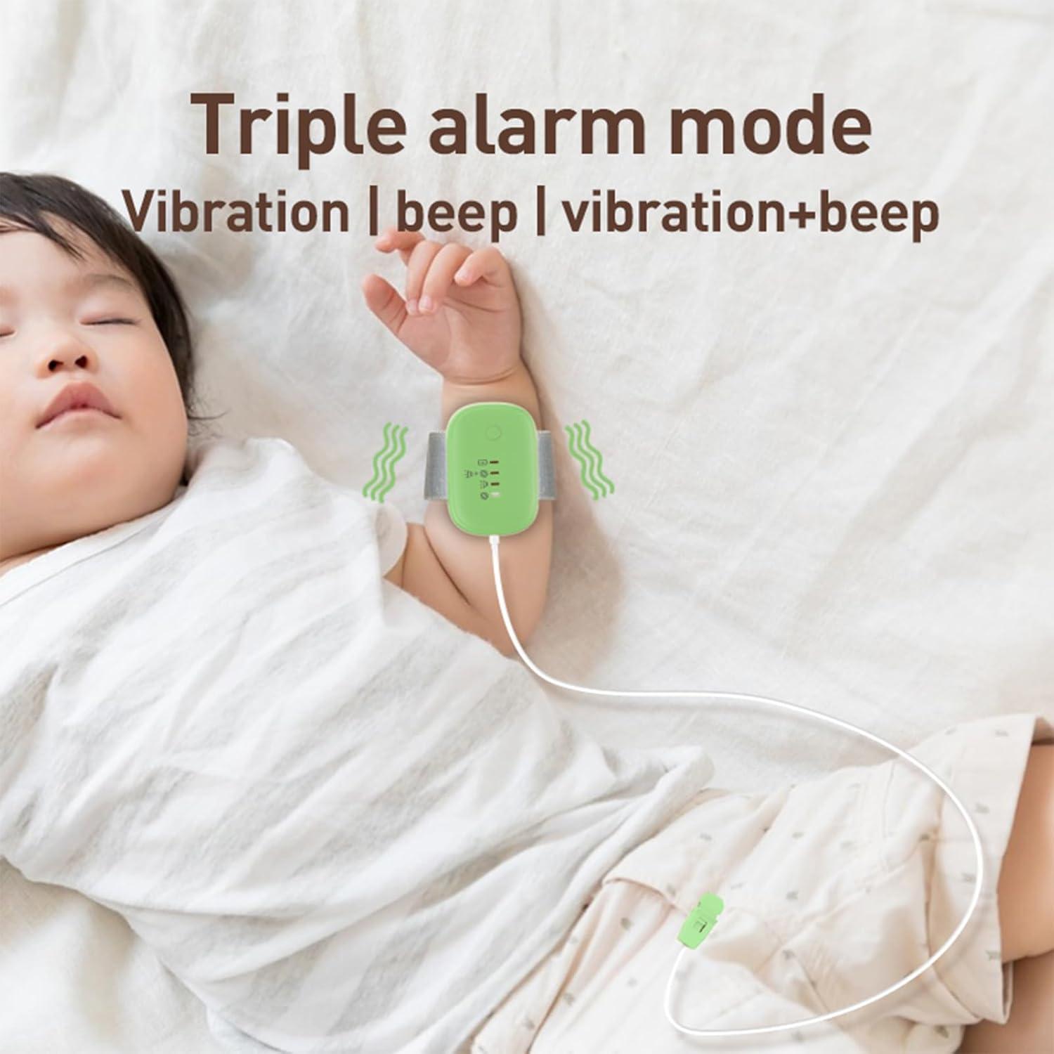 Alarma para Mojar la Cama TENQIU Recargable USB Verde