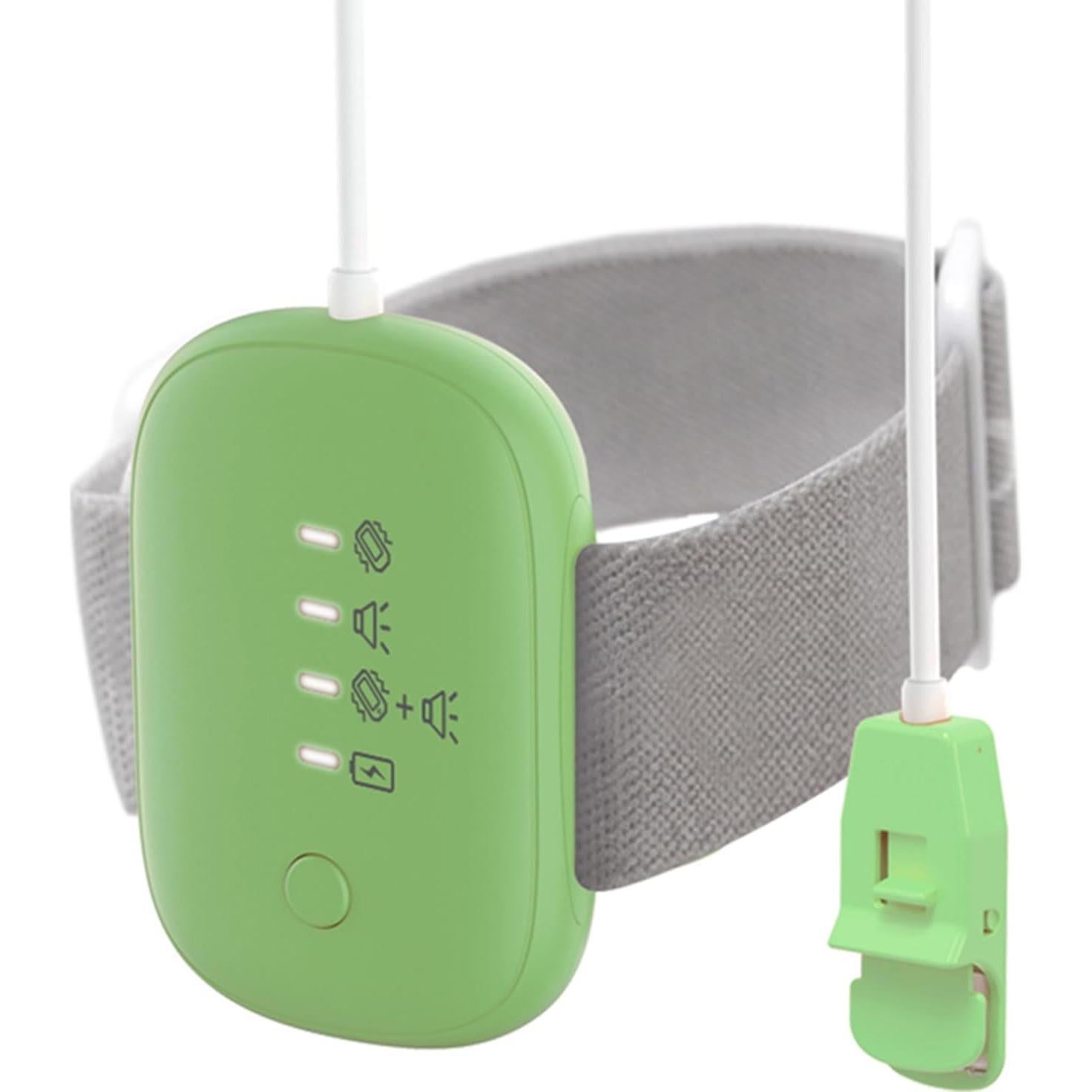 Alarma para Mojar la Cama TENQIU Recargable USB Verde