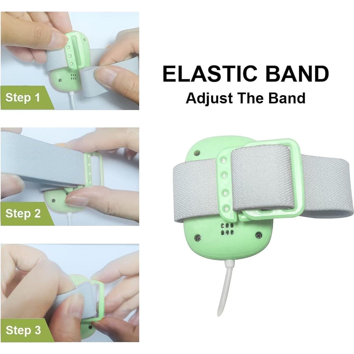 Alarma para Mojar la Cama TENQIU Recargable USB Verde