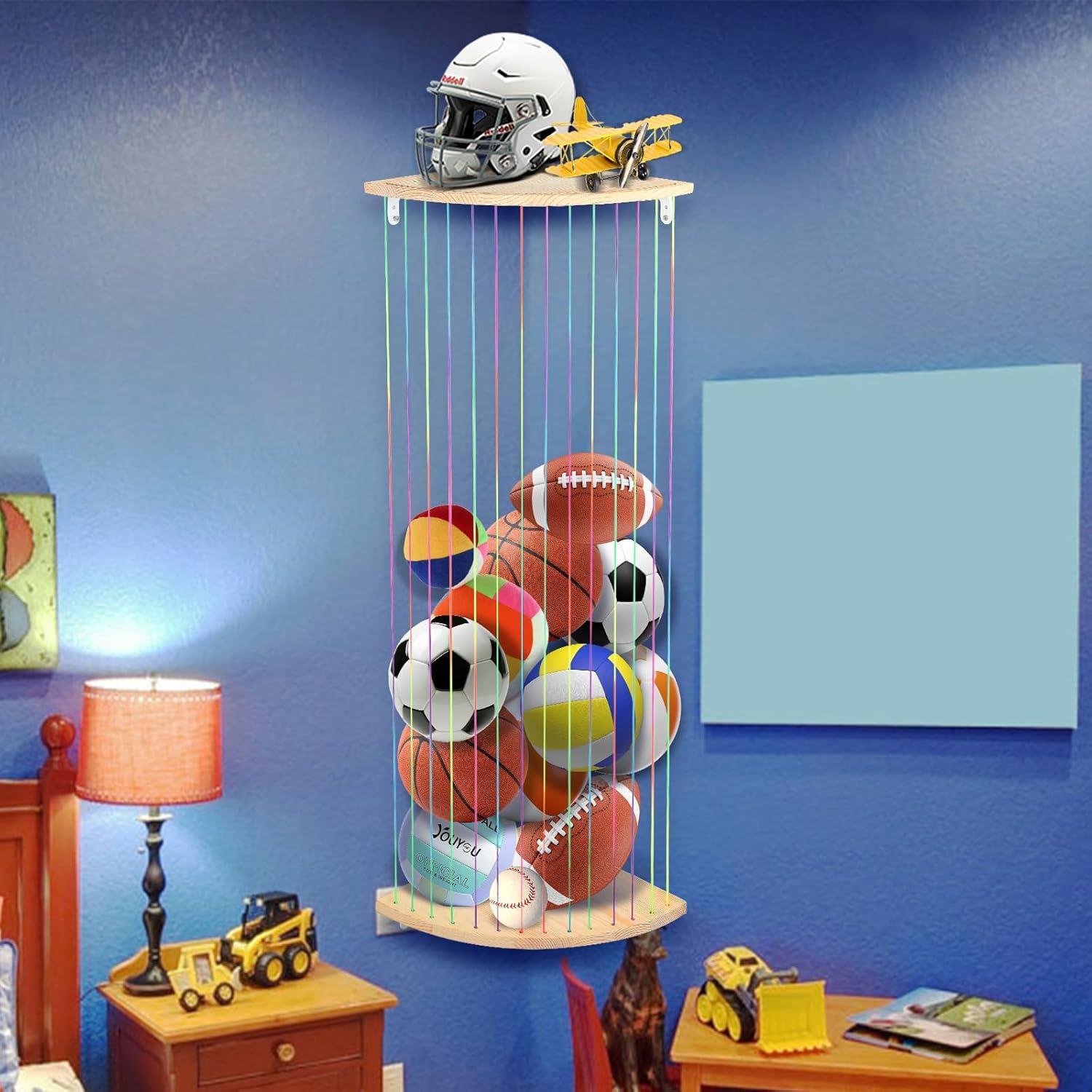 Organizador de Juguetes de Peluche VOMELON Madera Expandible