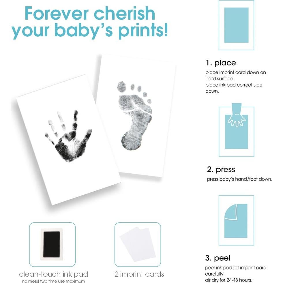 Libro de Recuerdos del Bebé Pearhead Chevron Azul 50 Páginas