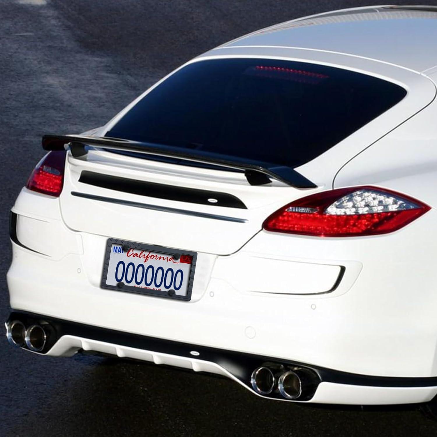 Marcos de Placas de Licencia Patrióticos AOOTF - Paquete de 2