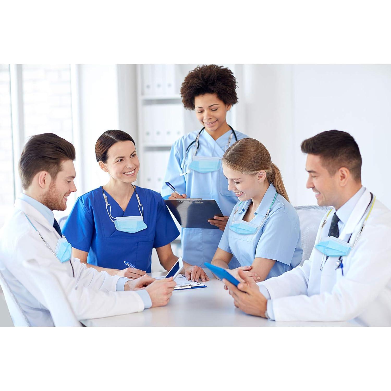 Clips de Babero de Silicona Patelai 12 Pcs Coloridos 43 cm