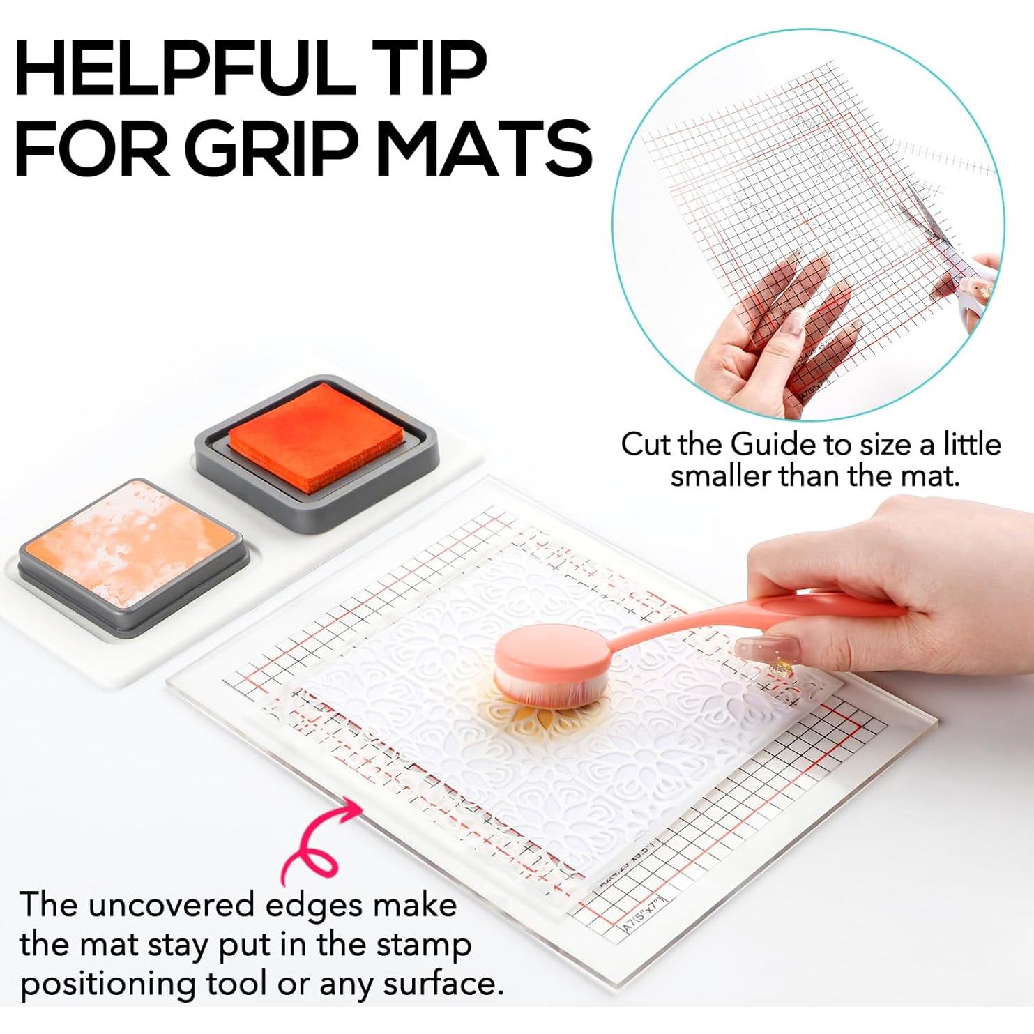 Alfombrilla de agarre CYFUN 12x15 cm para estampado y enmascarado