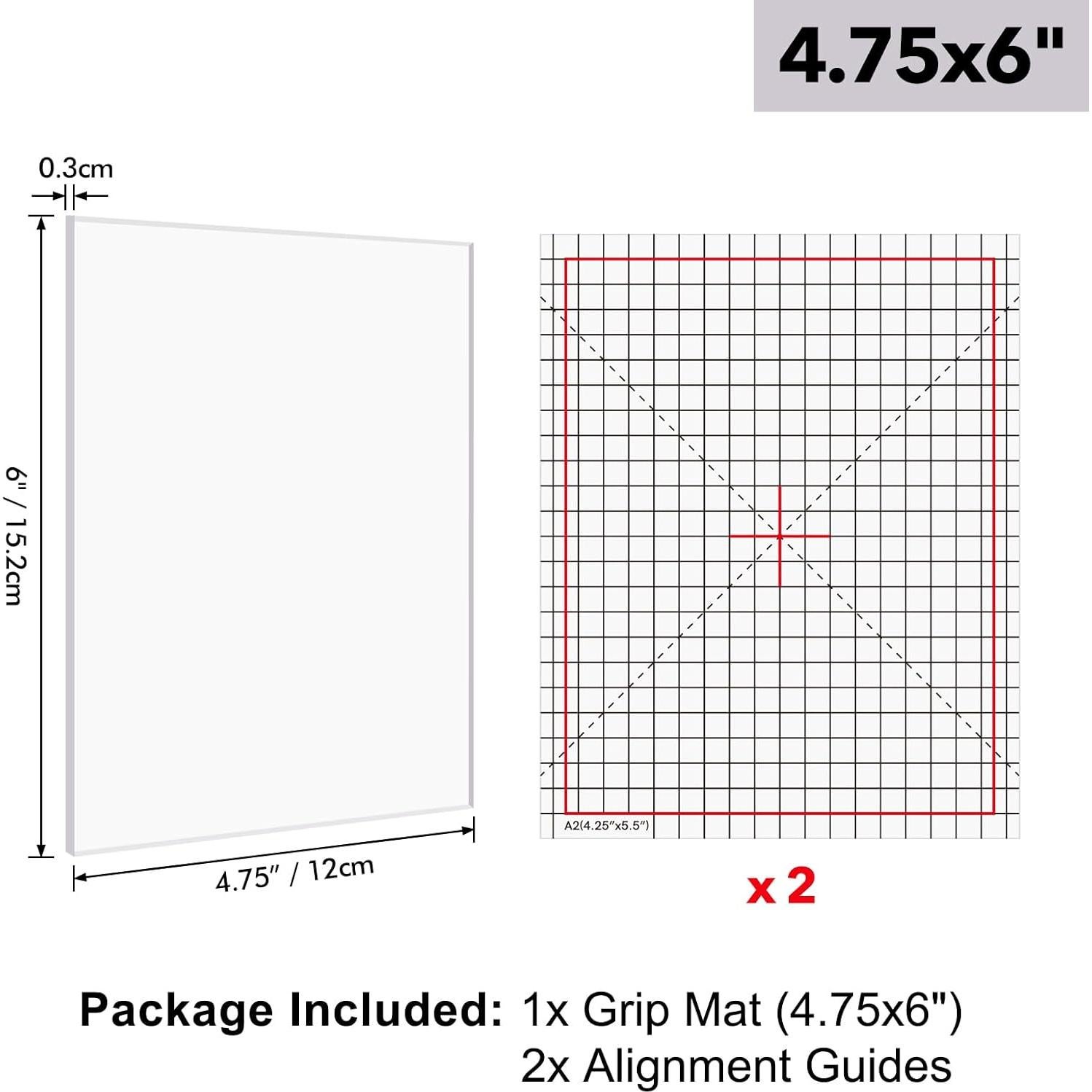 Alfombrilla de agarre CYFUN 12x15 cm para estampado y enmascarado