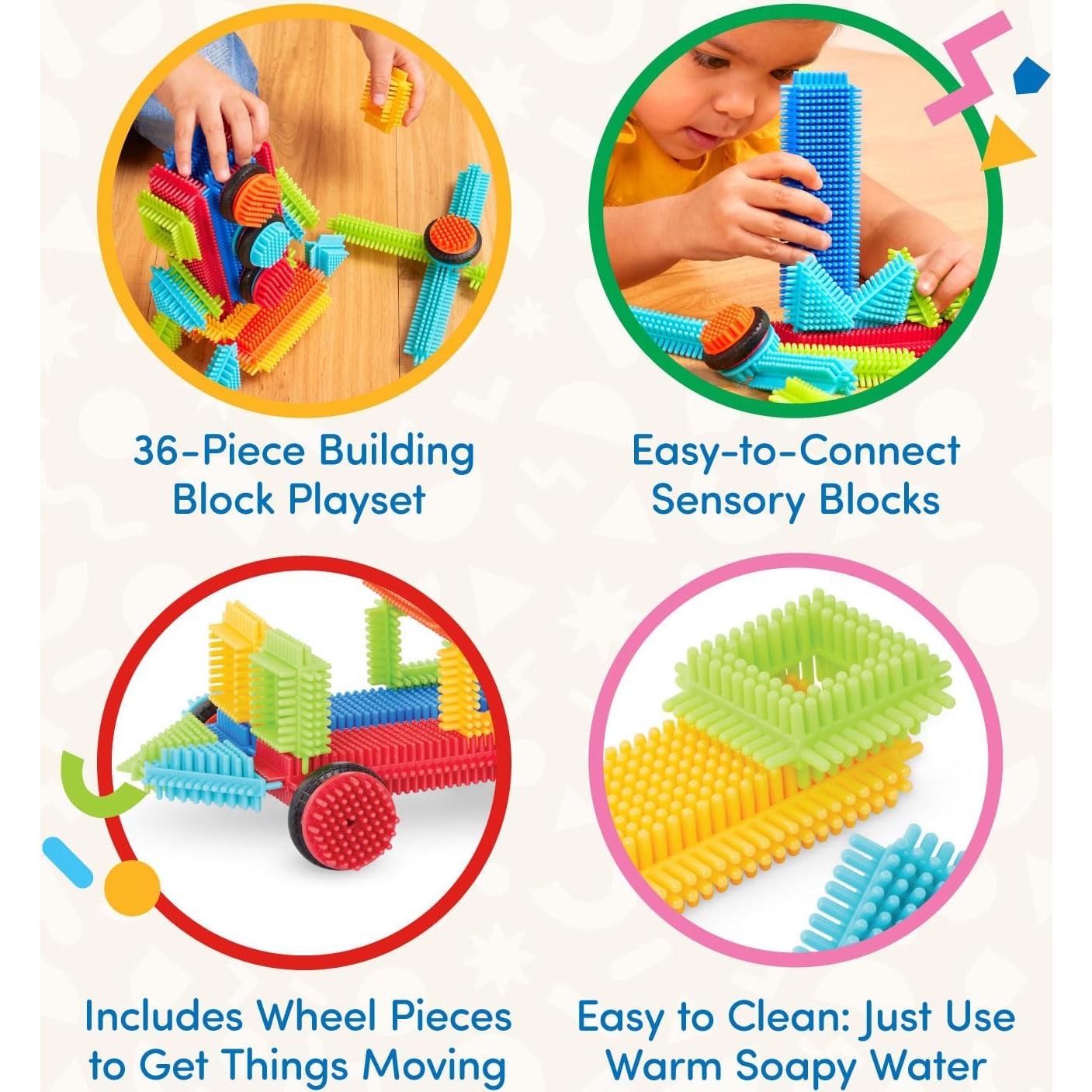 Bloques de Construcción Interconectables Battat 36 Piezas