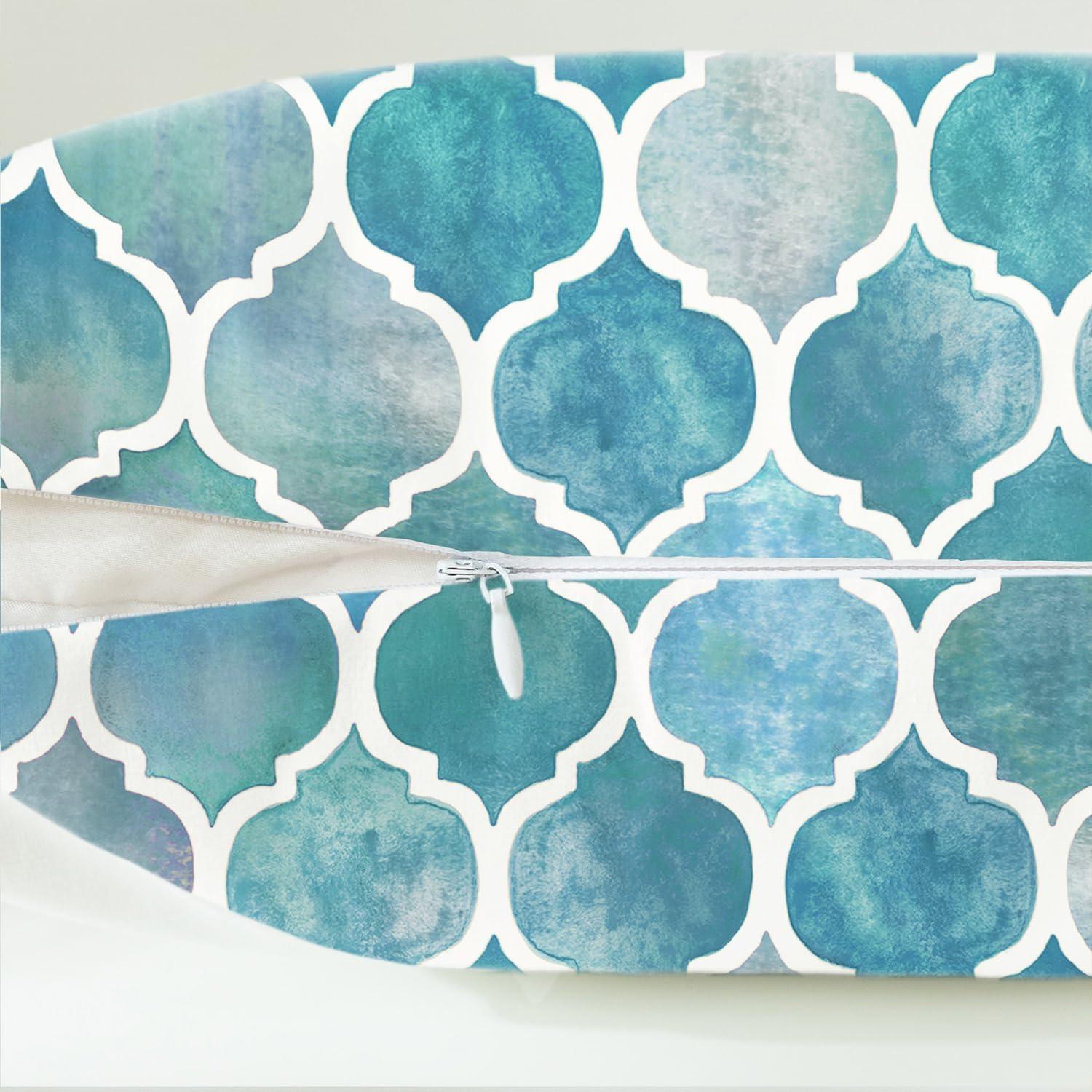 Fundas de Cojín Decorativas CaliTime Pack de 2 40x40 cm Geométrico