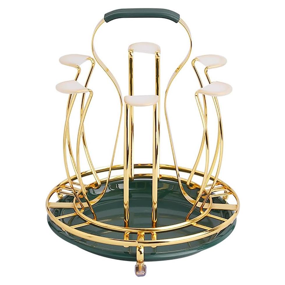 Soporte para Secar Tazas Alunsito con Bandeja Drenaje 6 Tazas