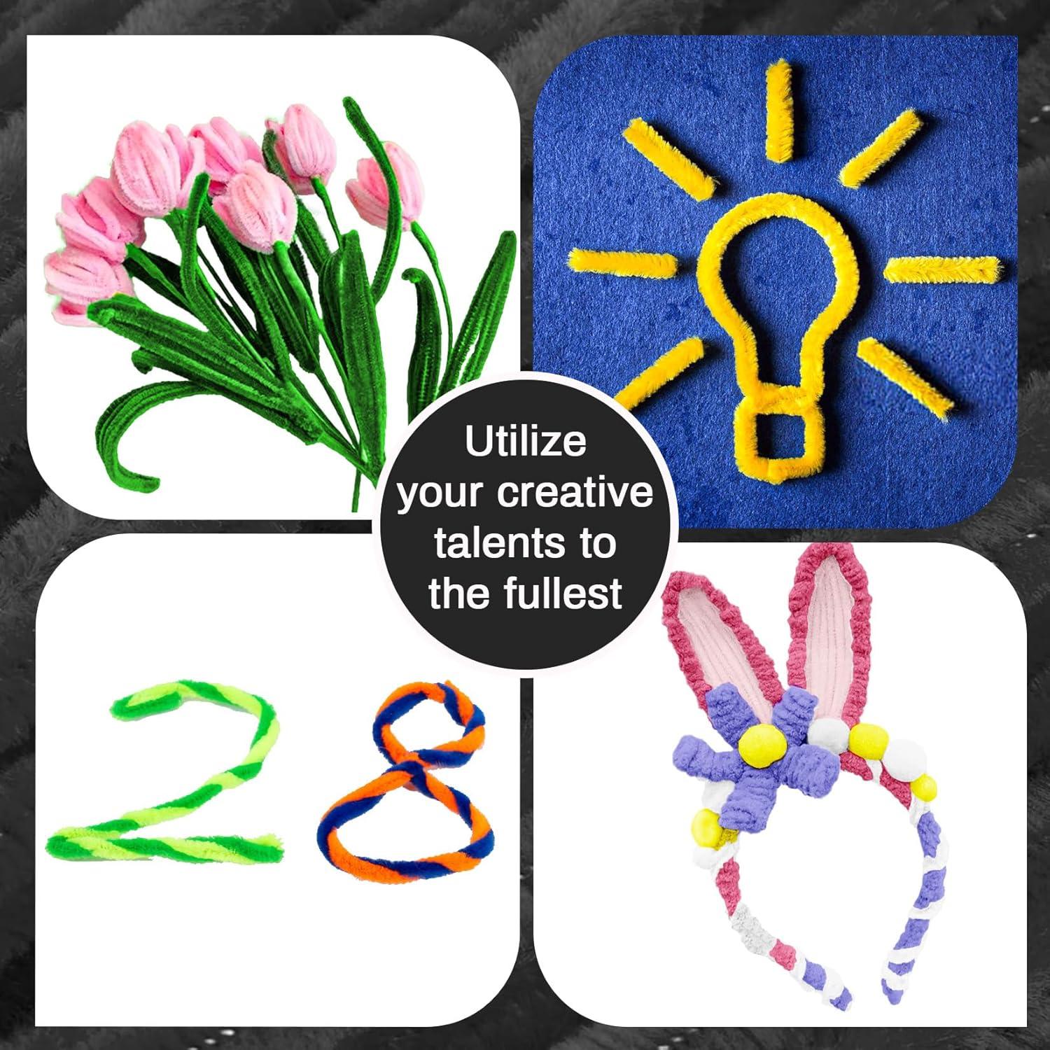 200 Limpiadores de Tubos Chenilla Z-PipeCleaners 30 cm Negro