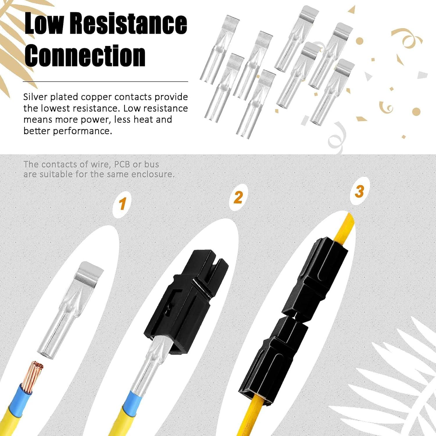 Kit de Conectores de Terminales Rápida Tanstic 108 Pcs