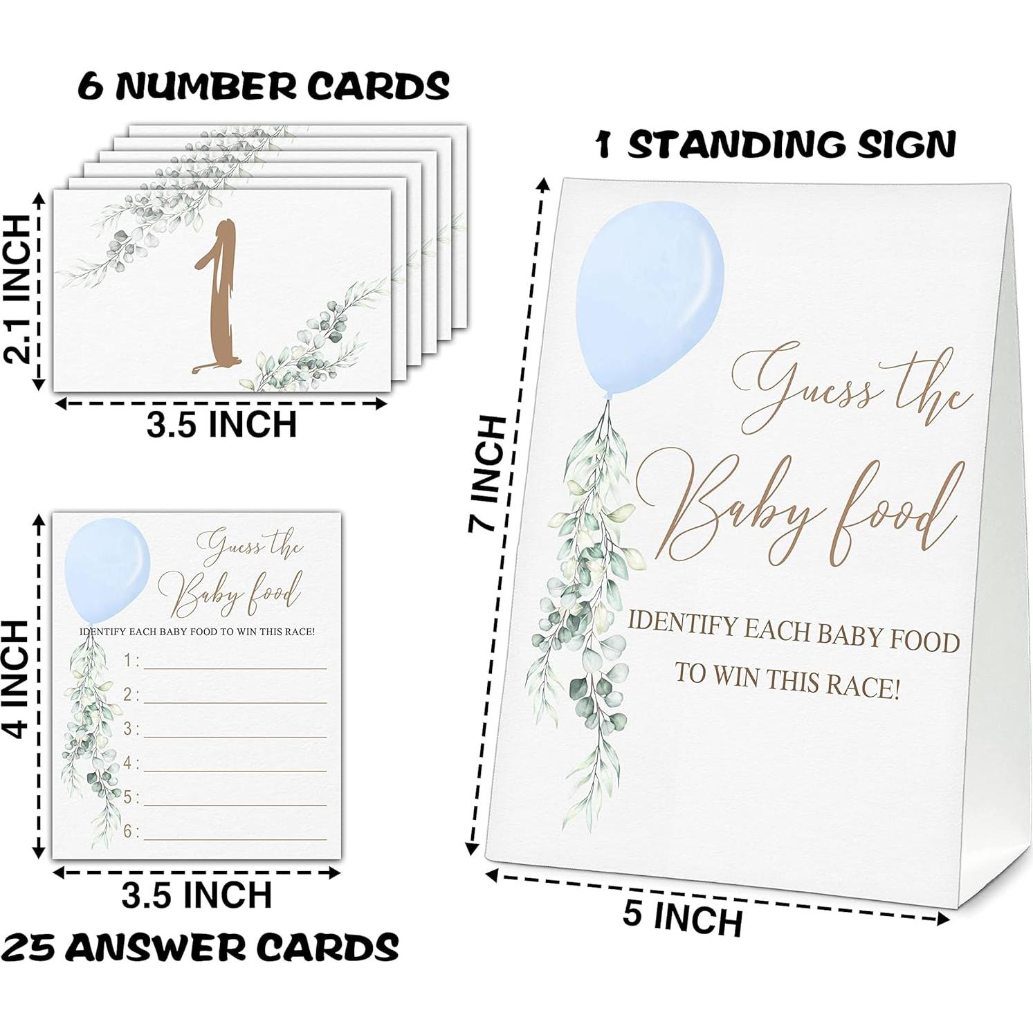 Juego Adivina la Comida para Bebés TIOFUNO - Baby Shower