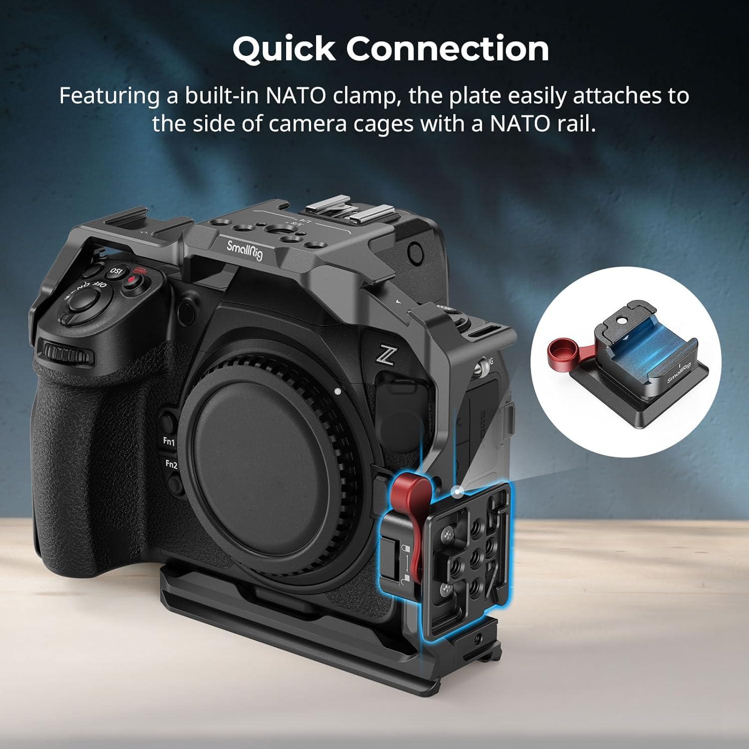 Abrazadera NATO PequeñoRig MD4857 Placa Arca-Swiss Ligera