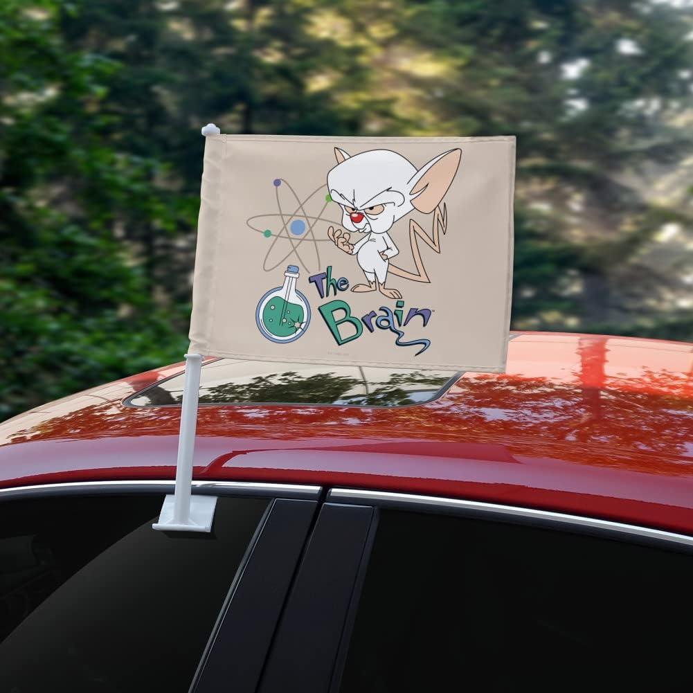 Bandera de Coche Pinky y el Cerebro Graphics & More 36x28cm