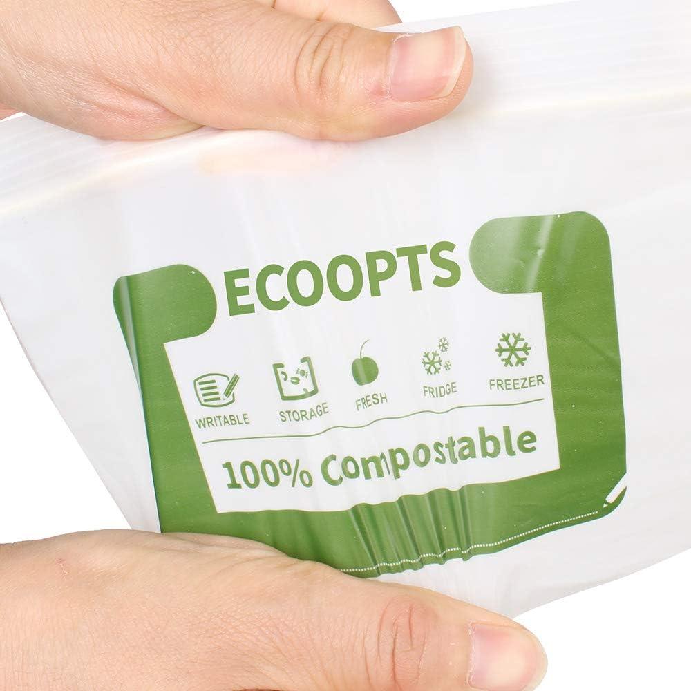 Bolsas de Snack Compostables ECOOPTS 50 Unidades 10x16 cm