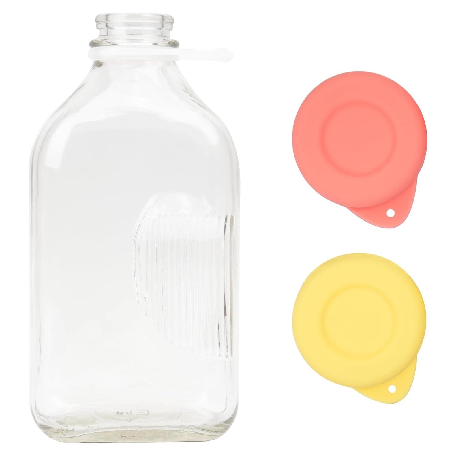 2 Tapas de Silicona Reutilizables 48mm Purekra para Botellas