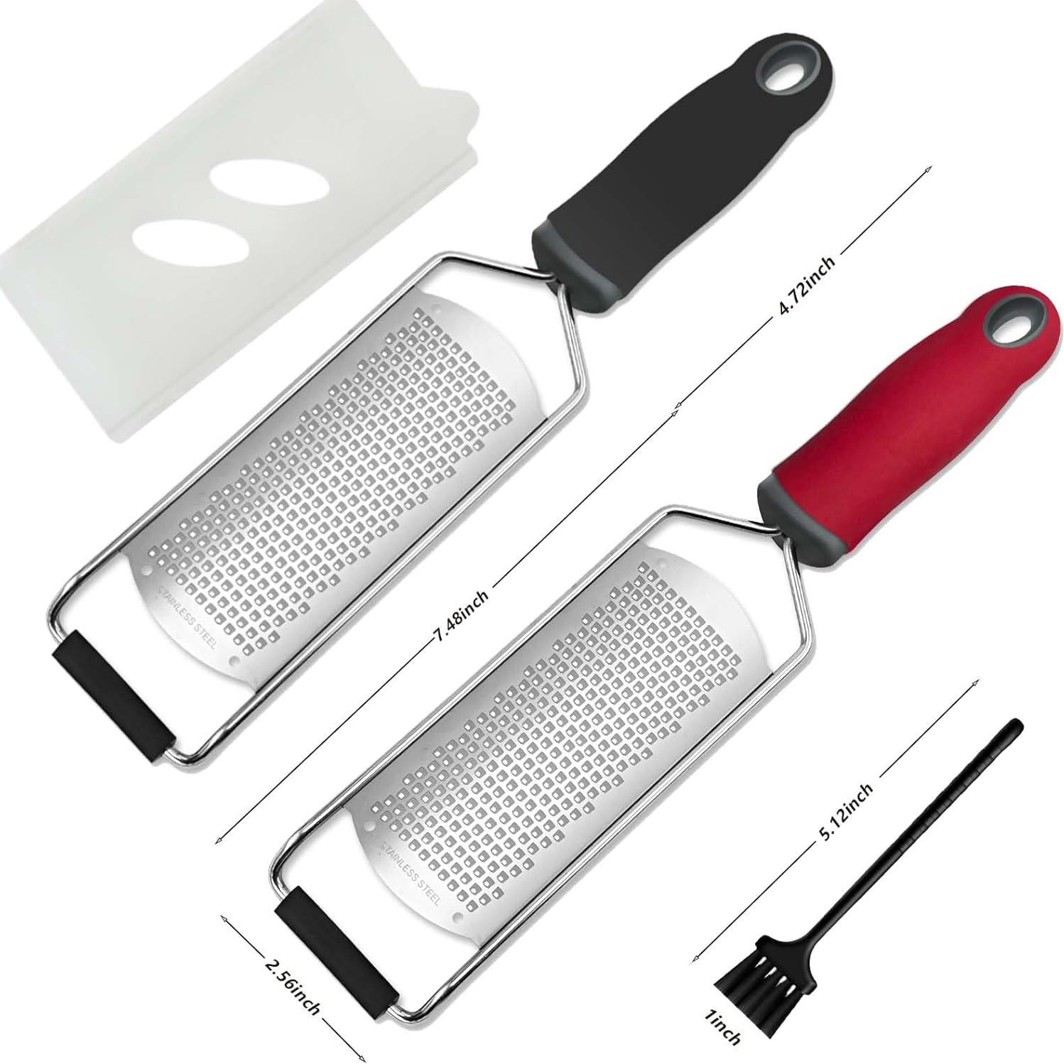 Rallador de Queso y Limón ISZW de Acero Inoxidable Negro