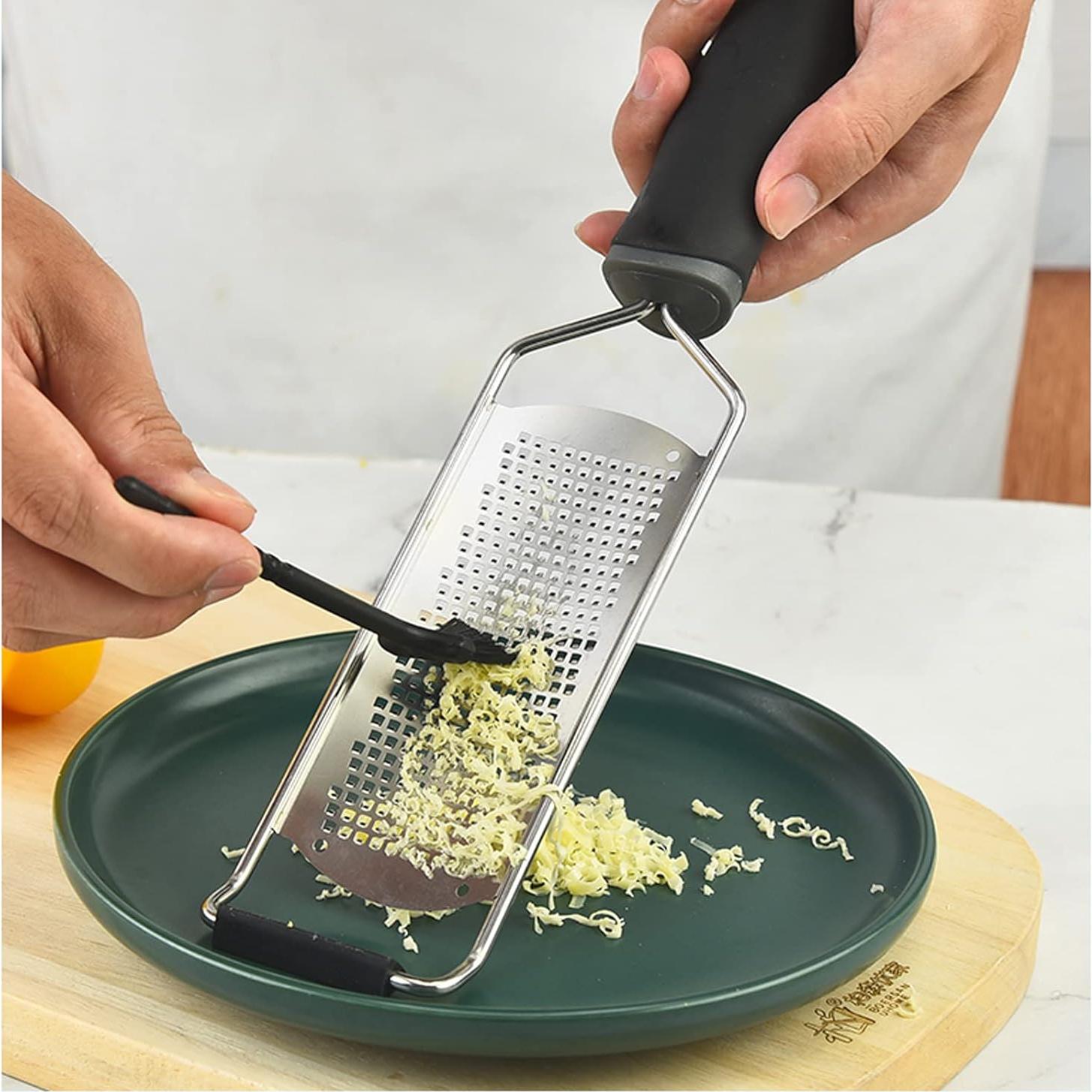 Rallador de Queso y Limón ISZW de Acero Inoxidable Negro
