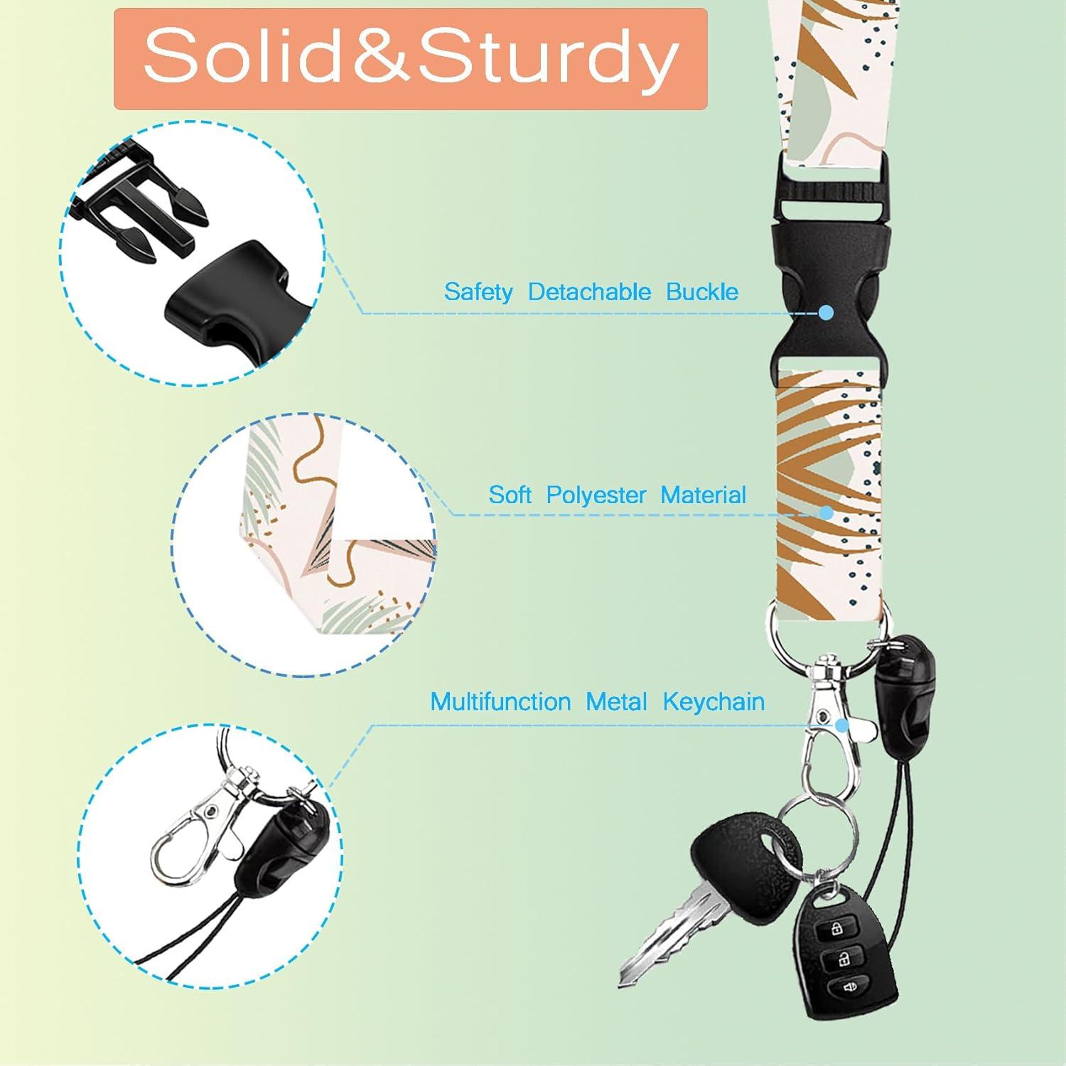 Porta Credencial ID UTGYRRIK con Cordón y Carrete Retráctil