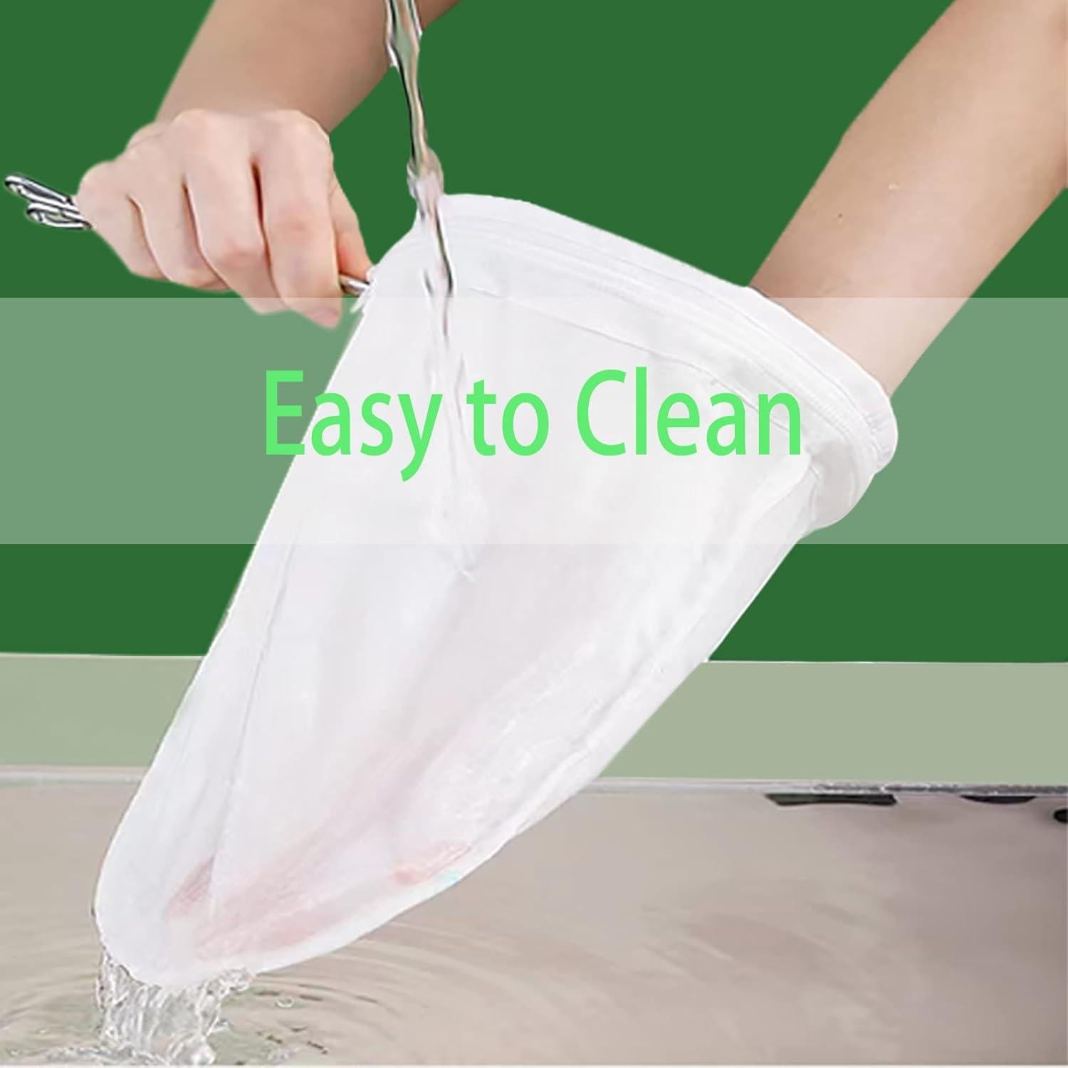 Bolsas Reutilizables para Leche de Nueces IKJNMLP - Malla Ultra Fina