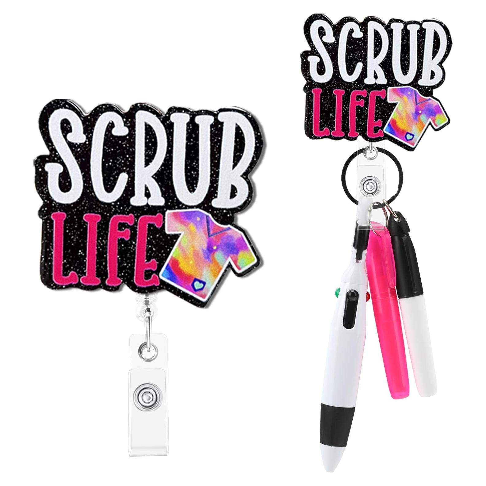 Conjunto de Insignia Retráctil y Bolígrafos Hotlea - Negro