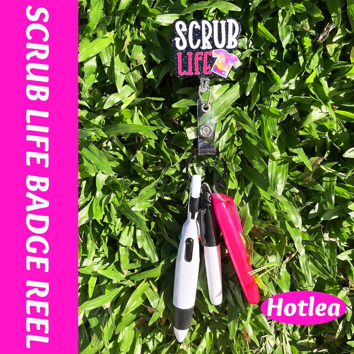 Conjunto de Insignia Retráctil y Bolígrafos Hotlea - Negro