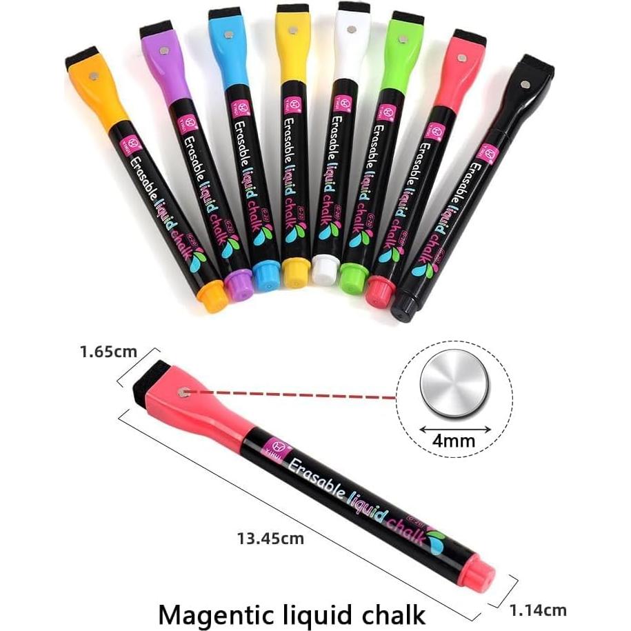 Set de Pizarras Blancas Magnéticas Hivillexun 3 Paquetes 42x30 cm