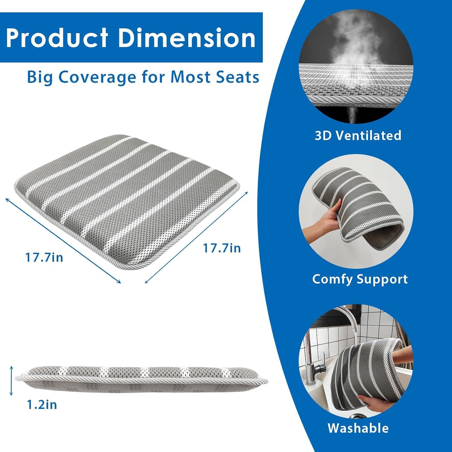 Cojín Antideslizante AEROiVi para Silla de Oficina 44.9x44.9cm