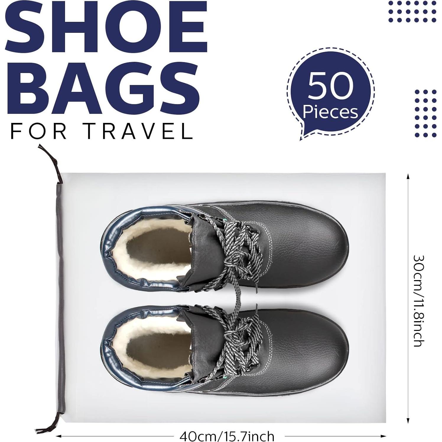 Bolsas Translucidas para Zapatos Shappy 50 Pcs 30x40 cm