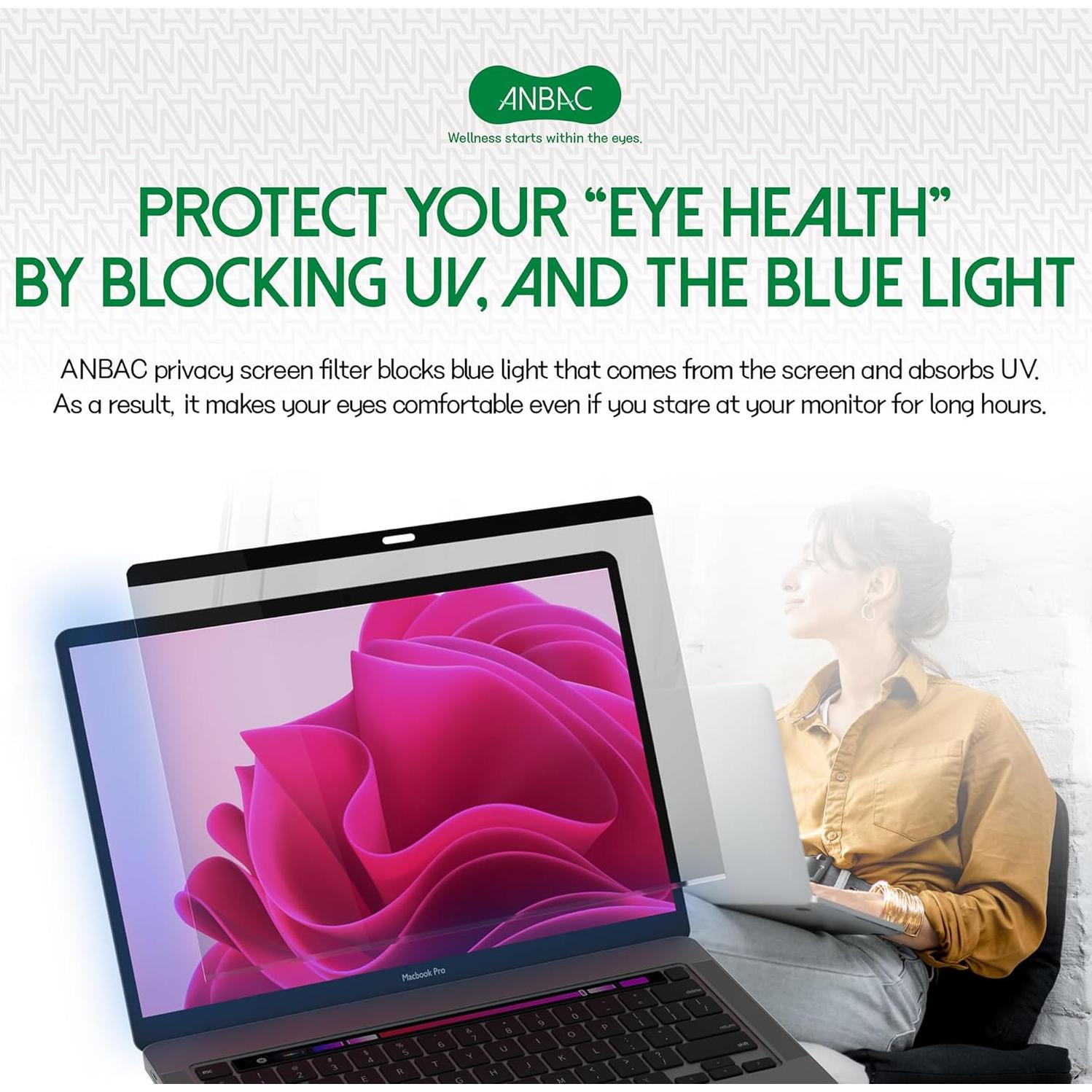 Protector de Pantalla Privada Magnético ANBAC 13" MacBook Pro/Air