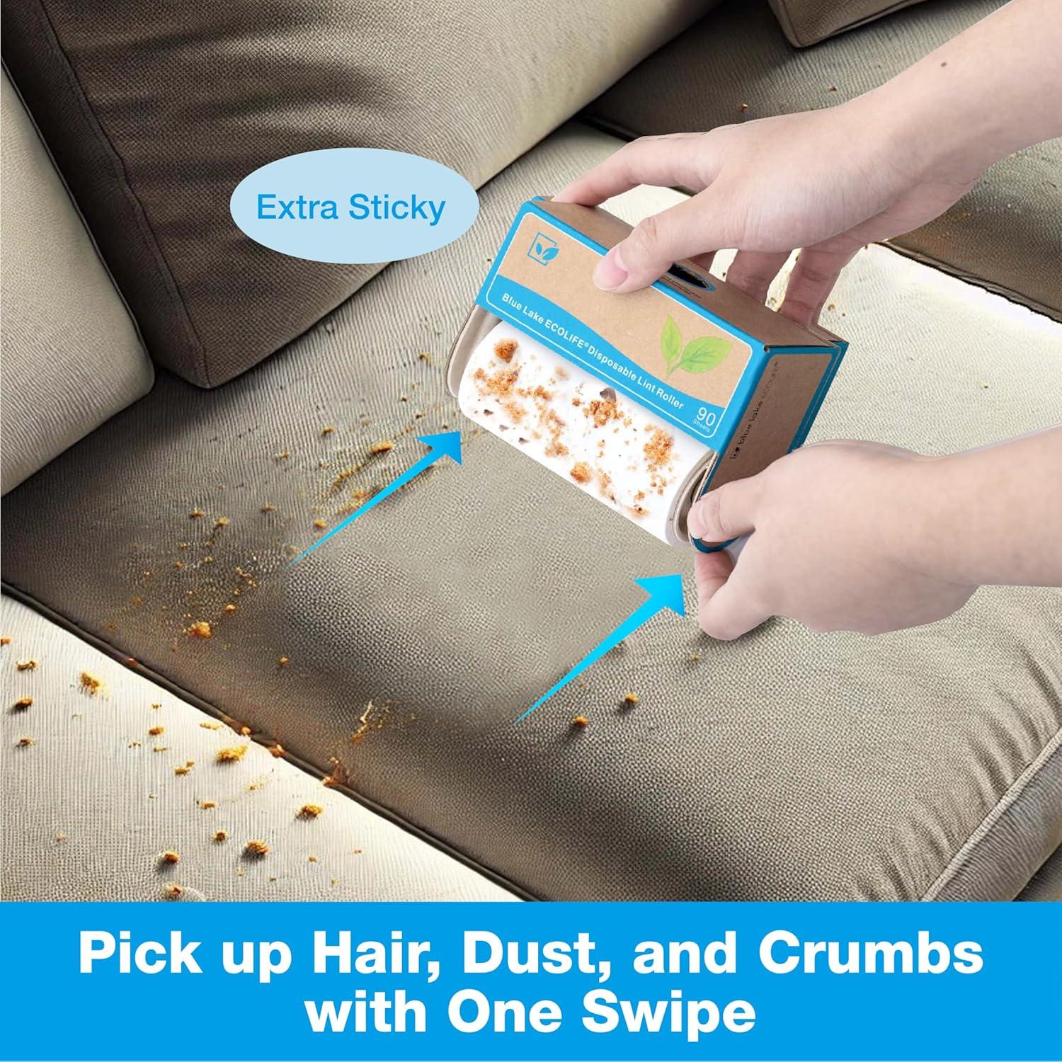 Rodillo Quitapelusas Ecológico Blue Lake ECOLIFE - 360 Hojas