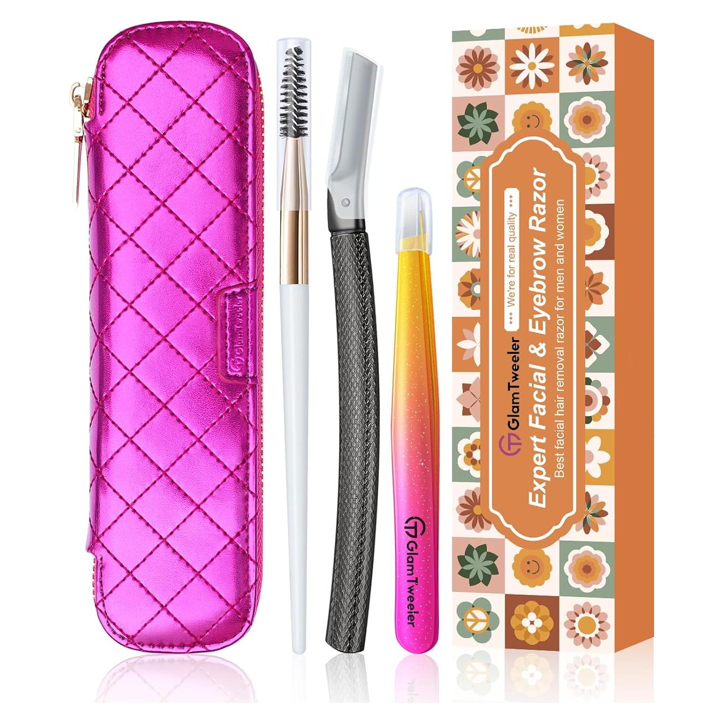 Kit de Cuchillas para Rostro y Cejas GlamTweeler - 11 Piezas