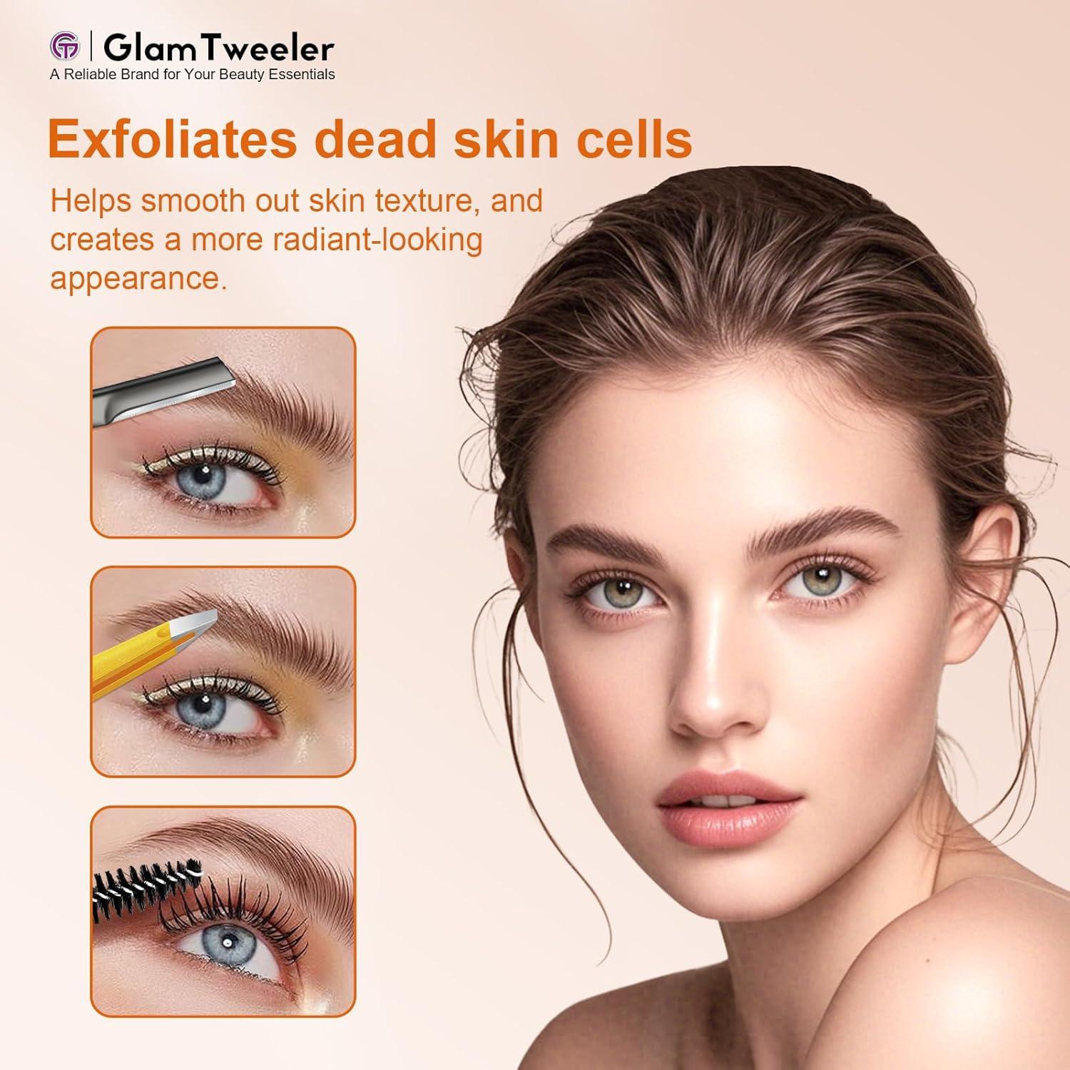 Kit de Cuchillas para Rostro y Cejas GlamTweeler - 11 Piezas