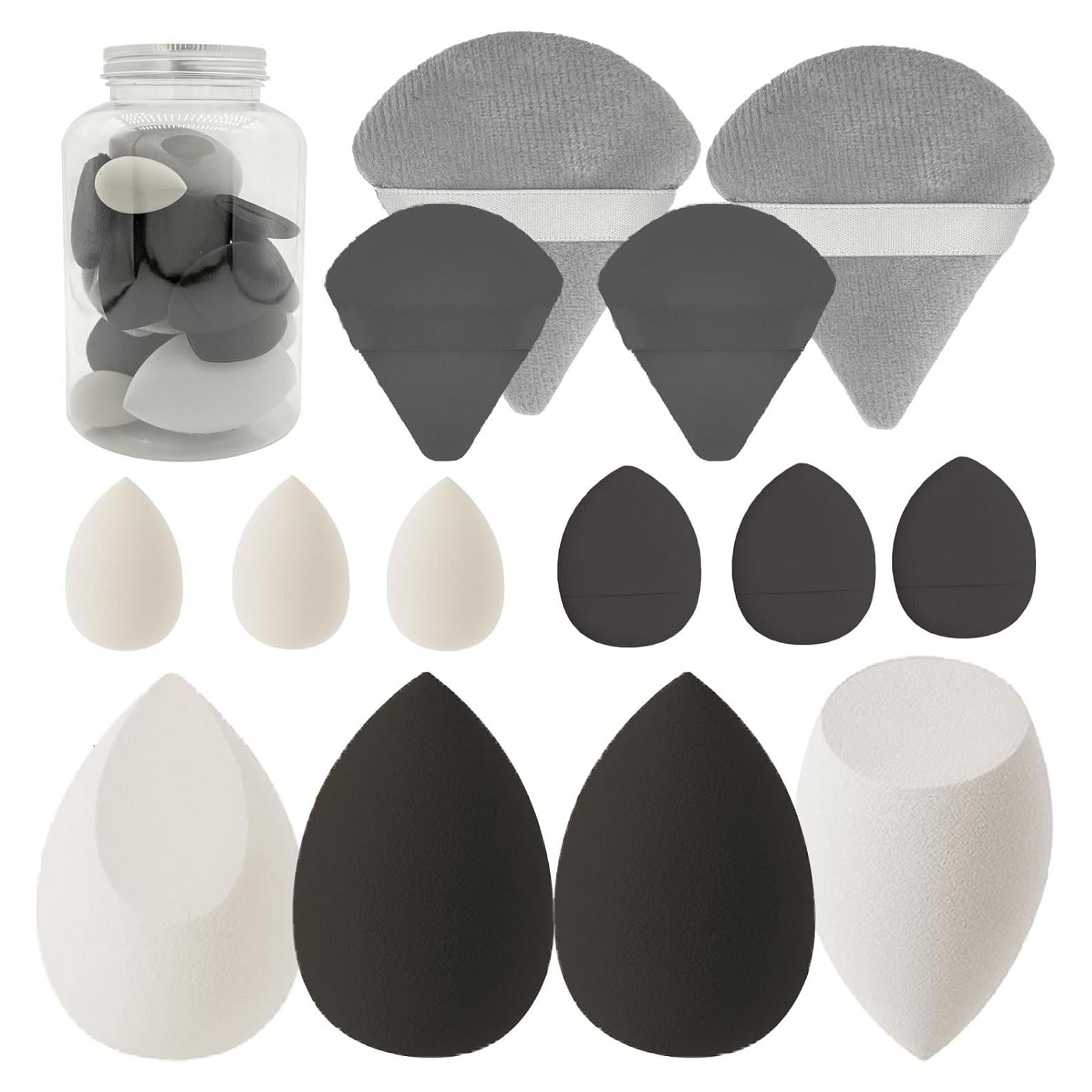 Juego de Esponjas de Maquillaje 14 Pcs ElegGlo Multicolores